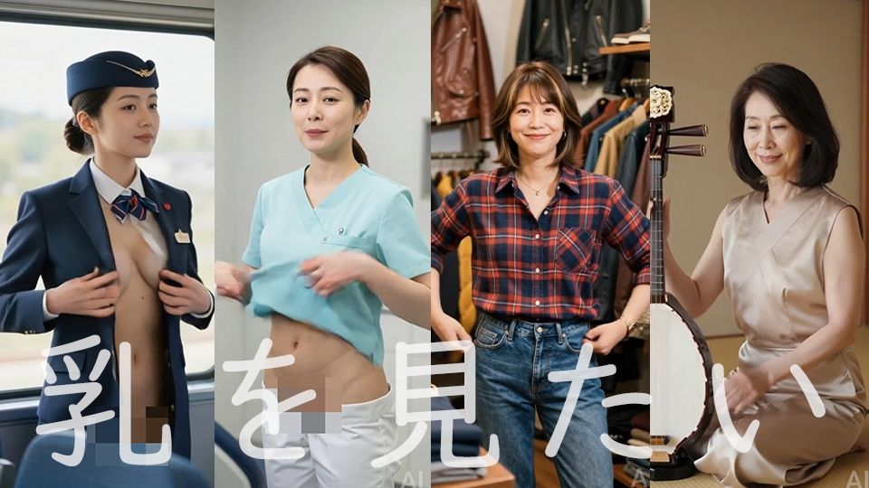 【約22分】『働く女性』美女達の服の内部を知る -AIで描く究極の美女達- サンプル画像5