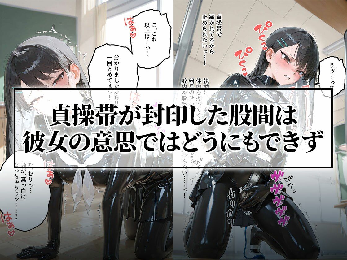 【貞操帯×未開発陥落】逃げ場のない絶頂漬けに思考がとろける風紀委員 サンプル画像5
