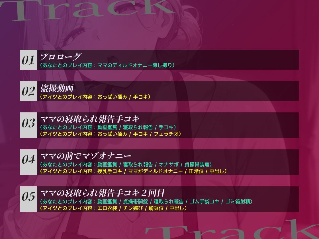 【音声版】嫌いなアイツに堕ちたママ 隠し撮りから始まる見せつけ寝取られ調教 サンプル画像4