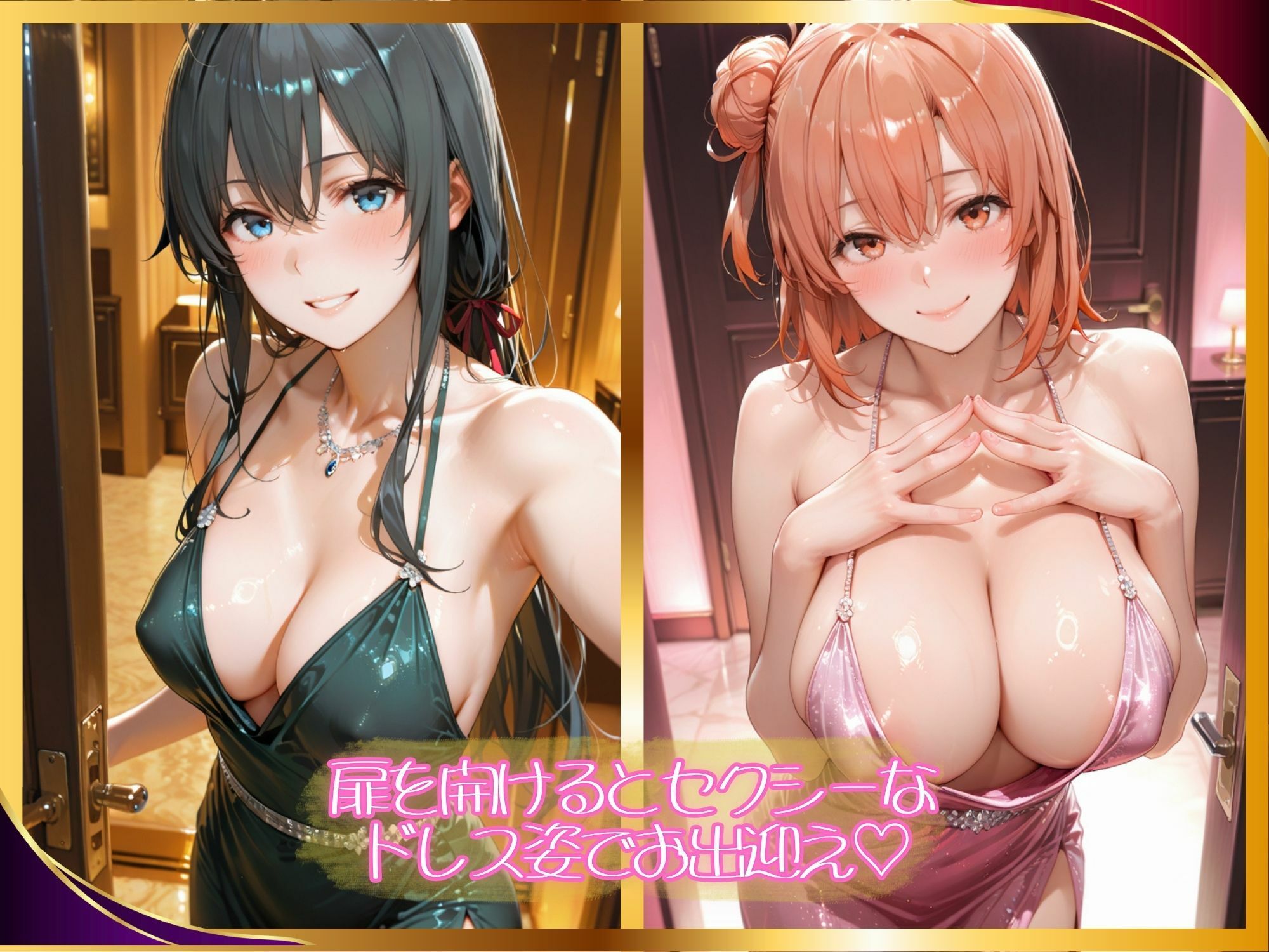 【高級風俗嬢】濃厚ご奉仕 〜や●り俺の青●ラブコメはまち●っている。 雪●下 ●乃＆由●ヶ浜 結●〜 サンプル画像1