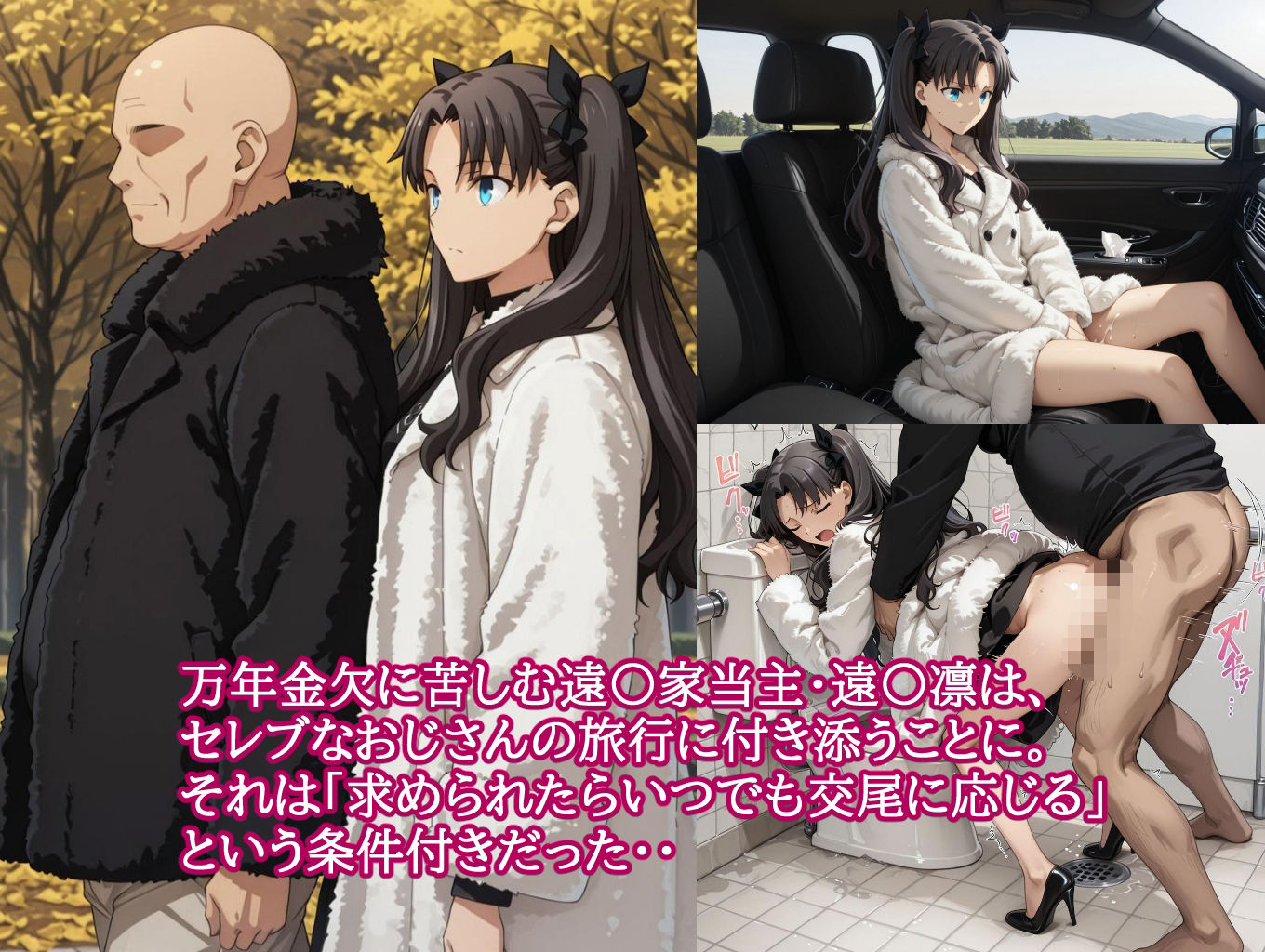 おじさんと交尾旅行 遠〇凛 サンプル画像1