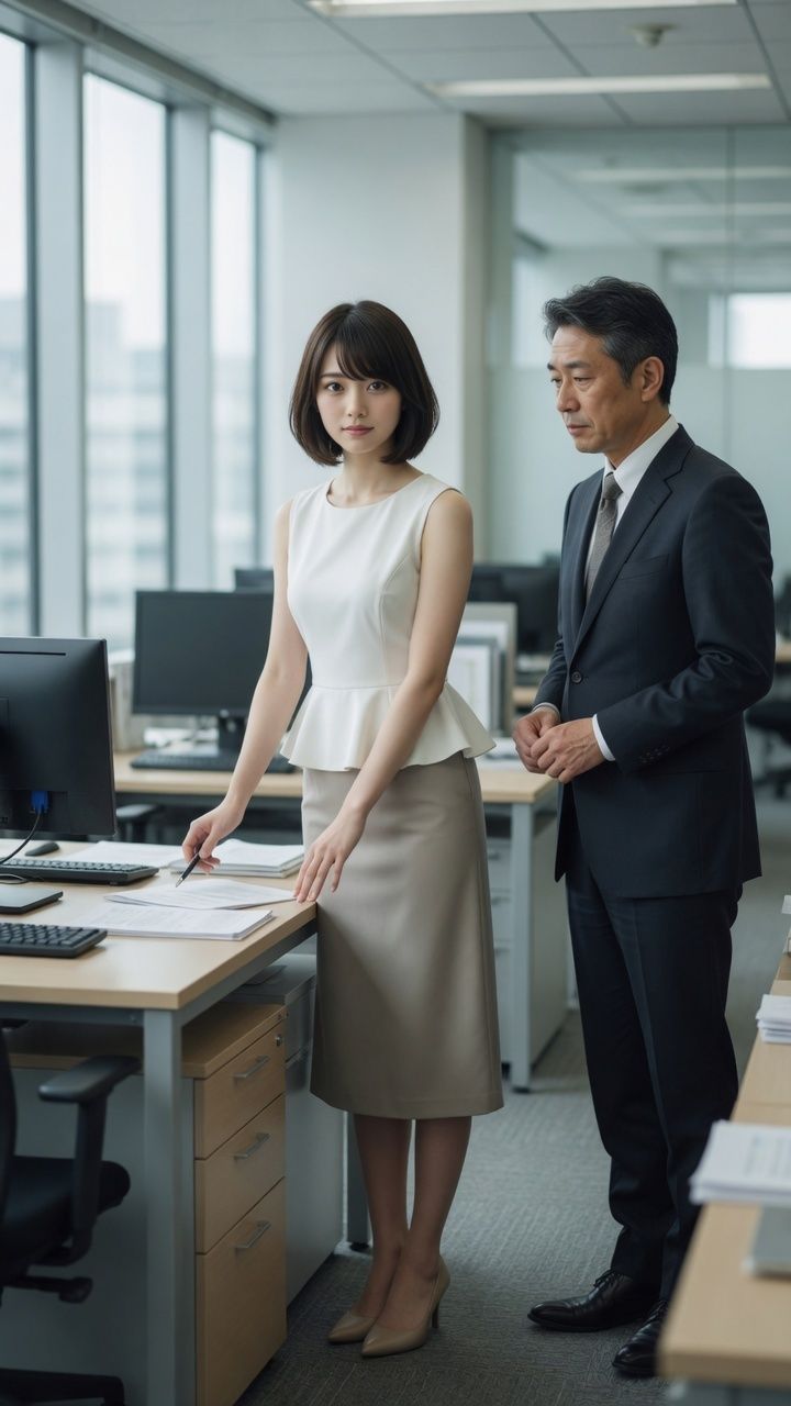 オフィスの気になる女性に無許可でかぶりつき放題 サンプル画像1