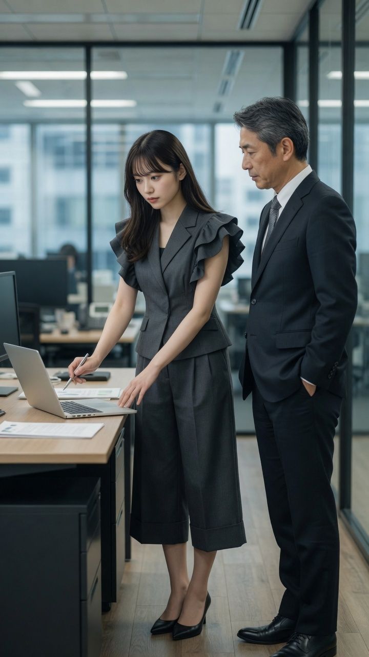 オフィスの気になる女性に無許可でかぶりつき放題 サンプル画像3