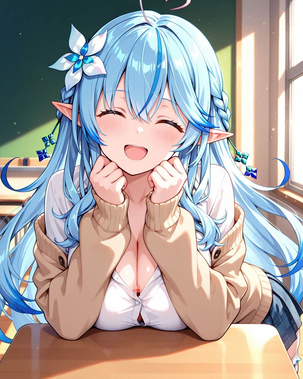 ギャルラ〇ィに告白したらパコパコさせてくれた件 サンプル画像1