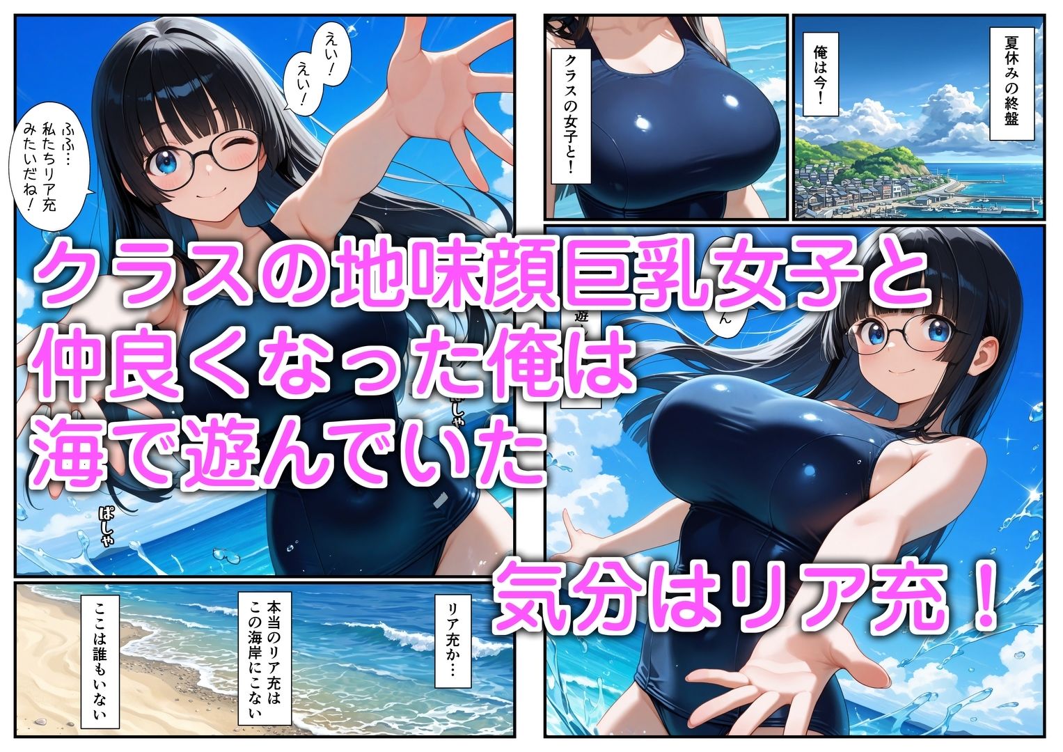 クラスの地味顔巨乳とセフレになった3 〜赤ちゃんごっこ編〜 サンプル画像1