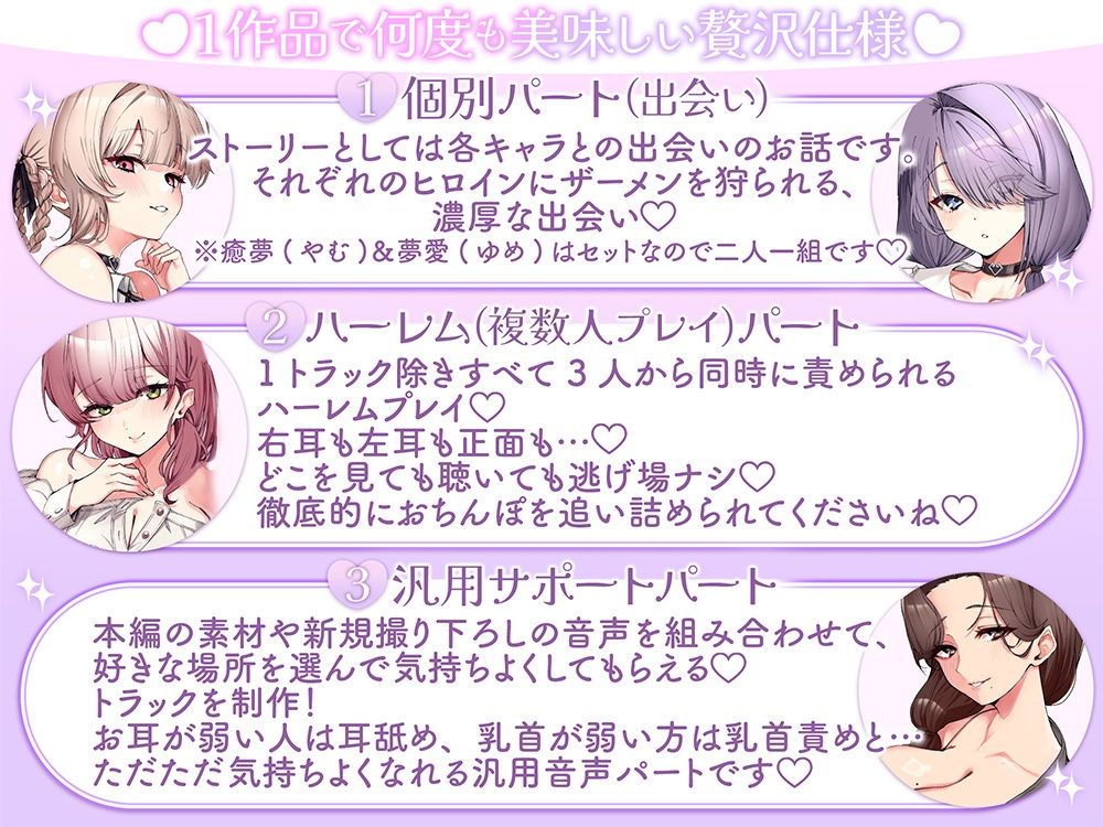 ザーメン狩り。〜捕まったら最後枯れるまで絞られる〜【オナニー捗る汎用サポート素材付き】 サンプル画像1