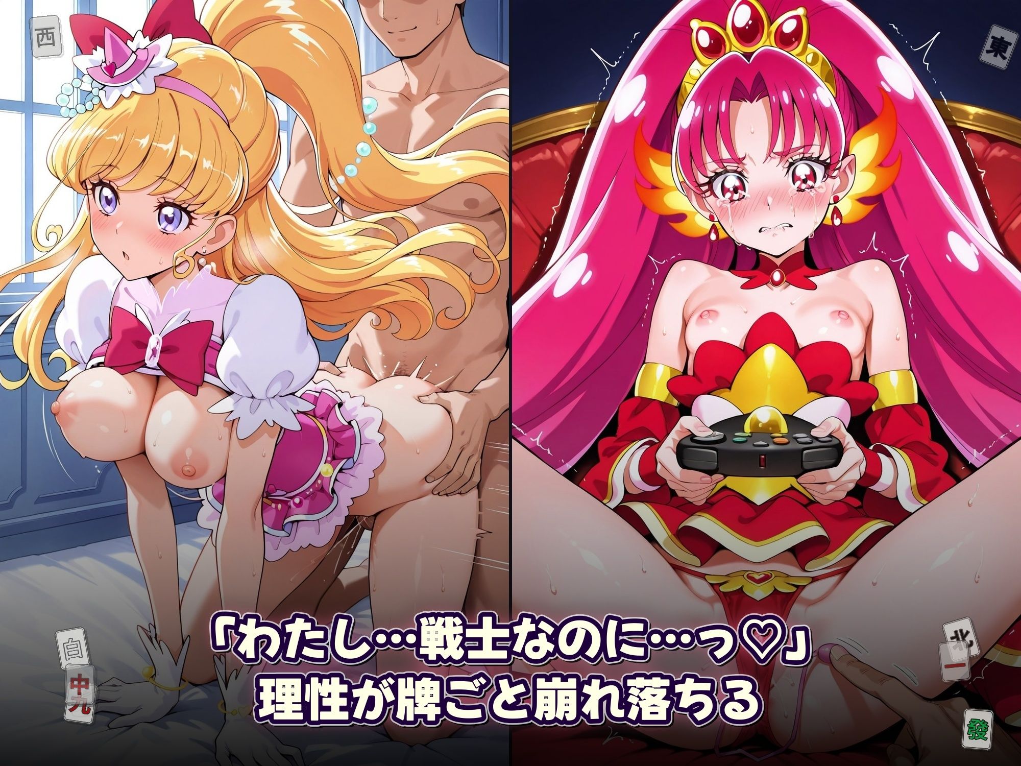 プリティ脱衣麻雀 〜魔法戦士 種付け堕とし対局〜 サンプル画像10