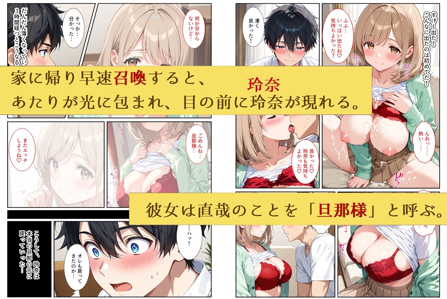 人妻ガチャ〜俺を旦那だと思い込む清楚な若妻を孕ませる〜 サンプル画像4