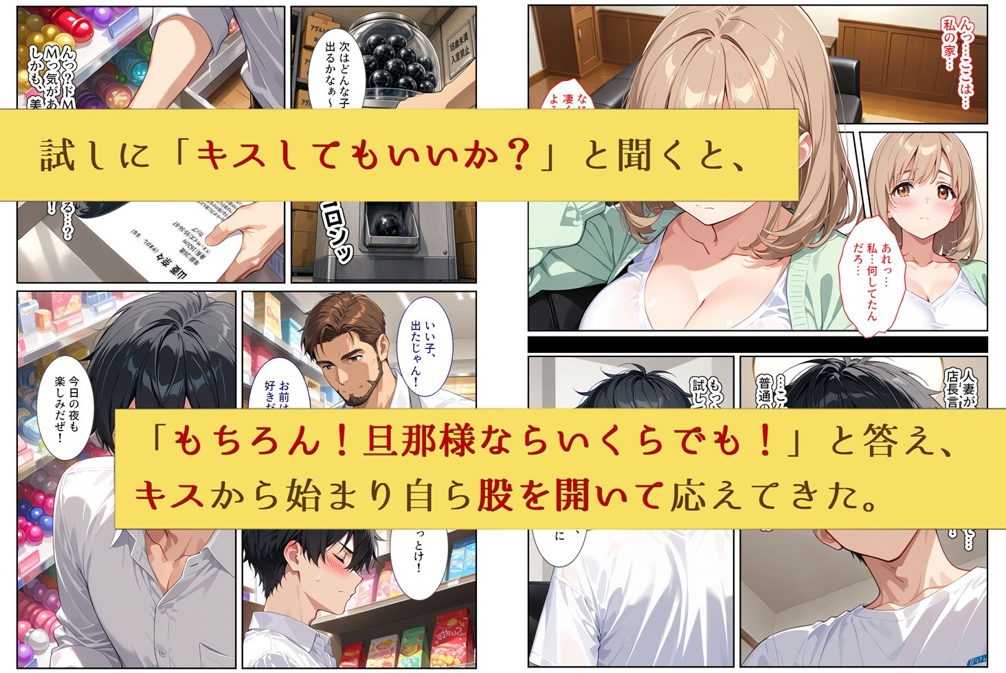 人妻ガチャ〜俺を旦那だと思い込む清楚な若妻を孕ませる〜 サンプル画像5