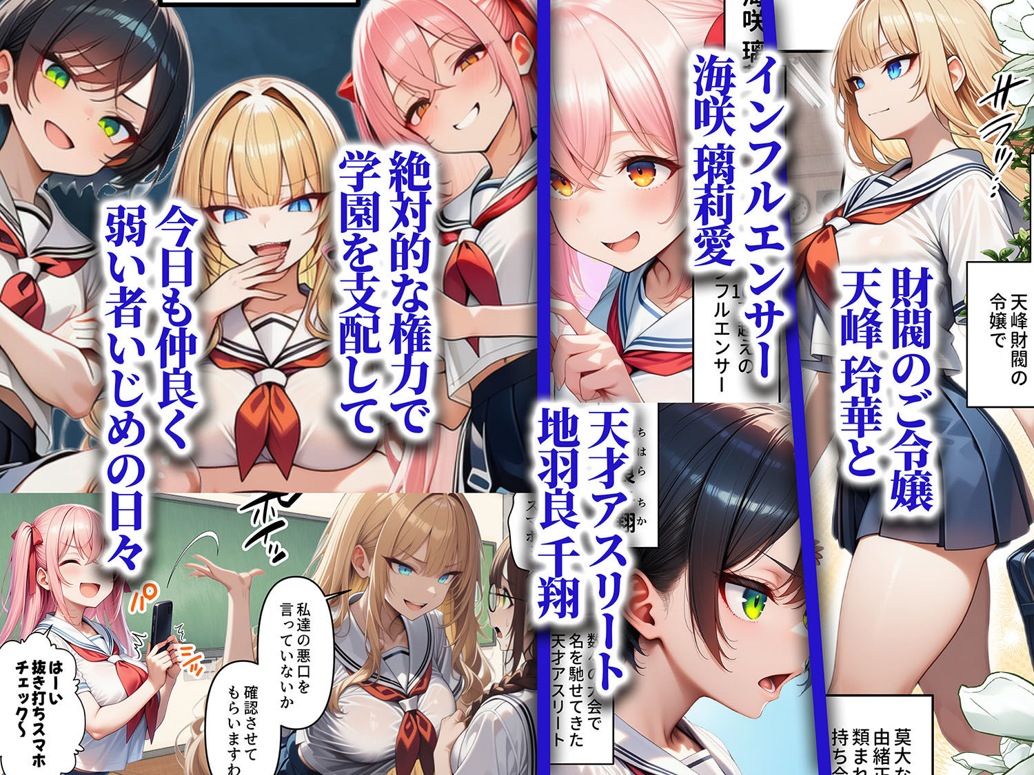 人質ライブ配信2 学園投票編 一軍女子がクラスのおもちゃ サンプル画像1