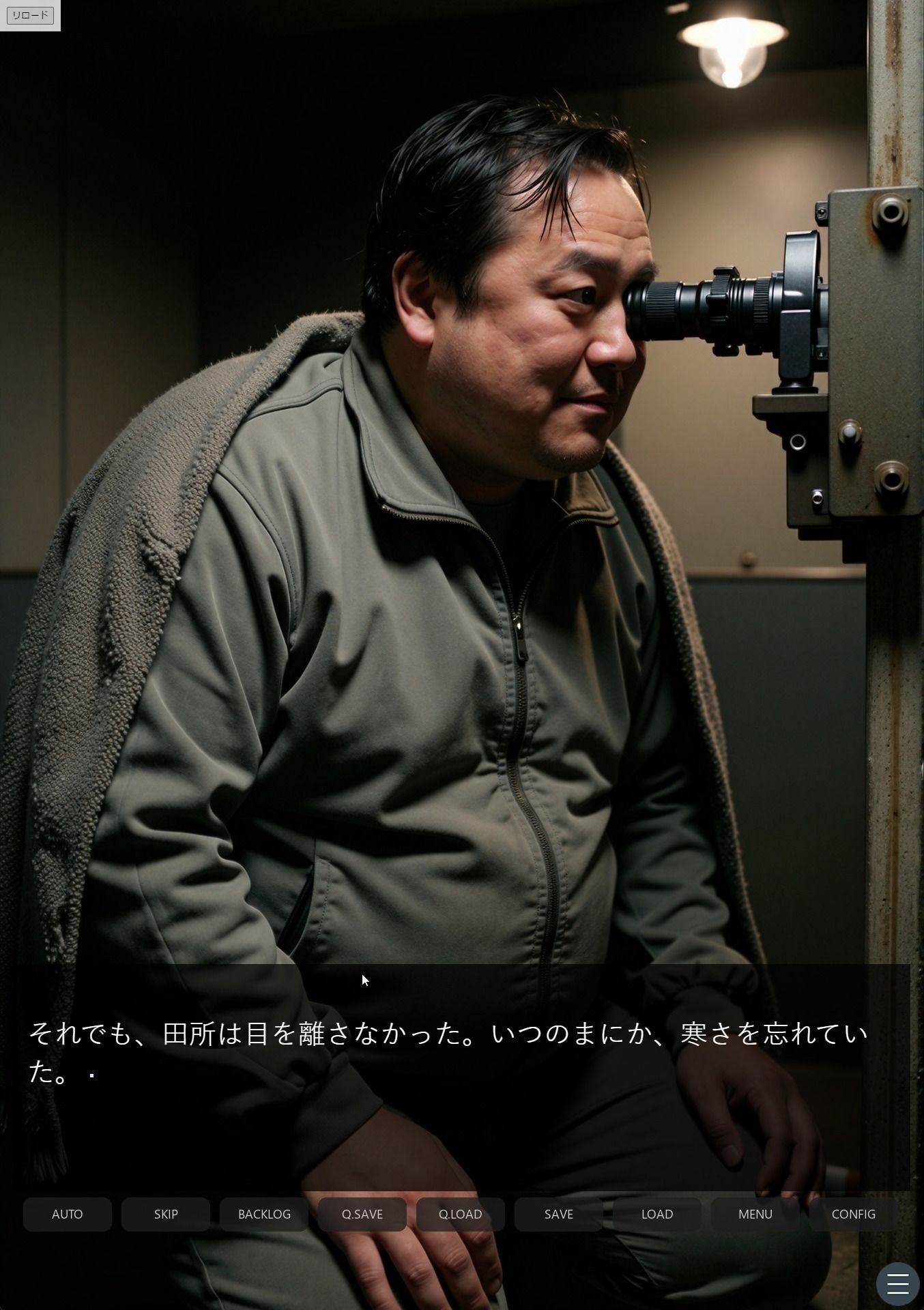 多数決の檻 ―雪山荘・欲望の投票― 第一話＜ノベルゲーム＞（実写系） サンプル画像5