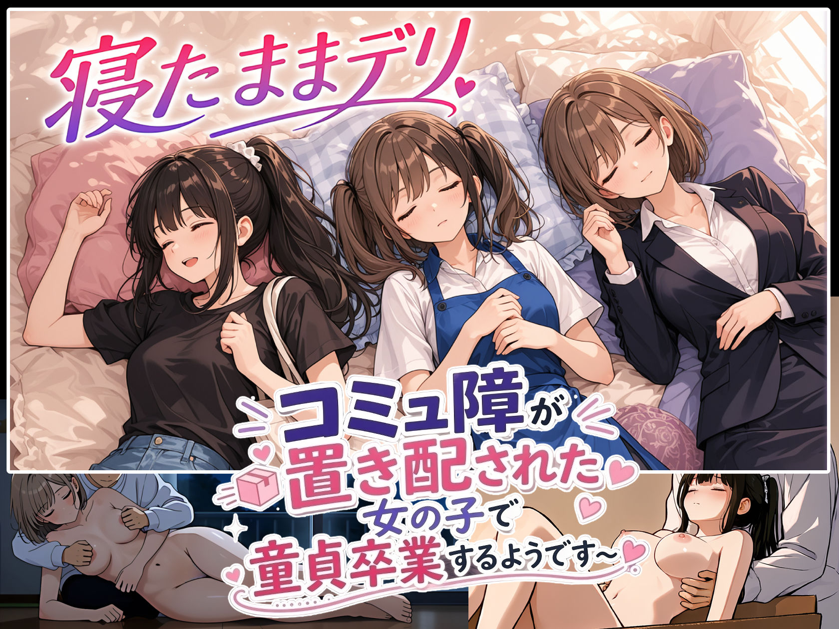 寝たままデリ 〜コミュ障が置き配された女の子で童貞卒業するようです〜 サンプル画像7