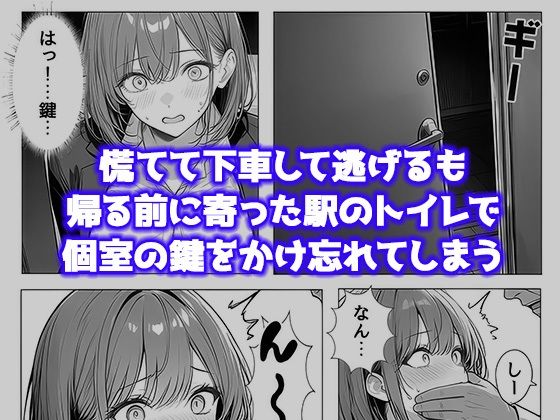 就活帰りの電車で居眠り…パンツ丸見えだった女子大生が駅トイレで中年に犯●れた件 サンプル画像4