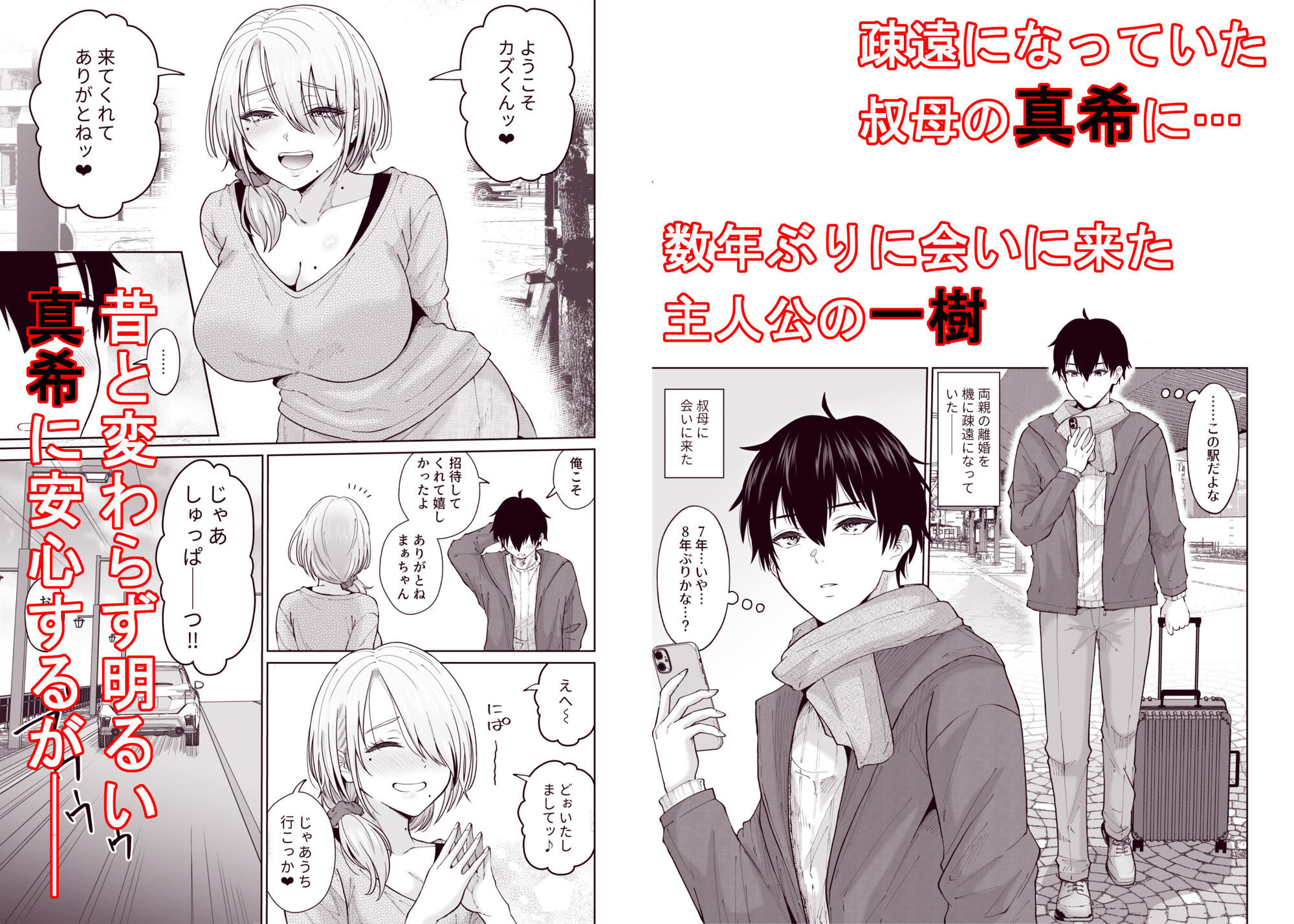 数年ぶりに再会した叔母との話 サンプル画像1