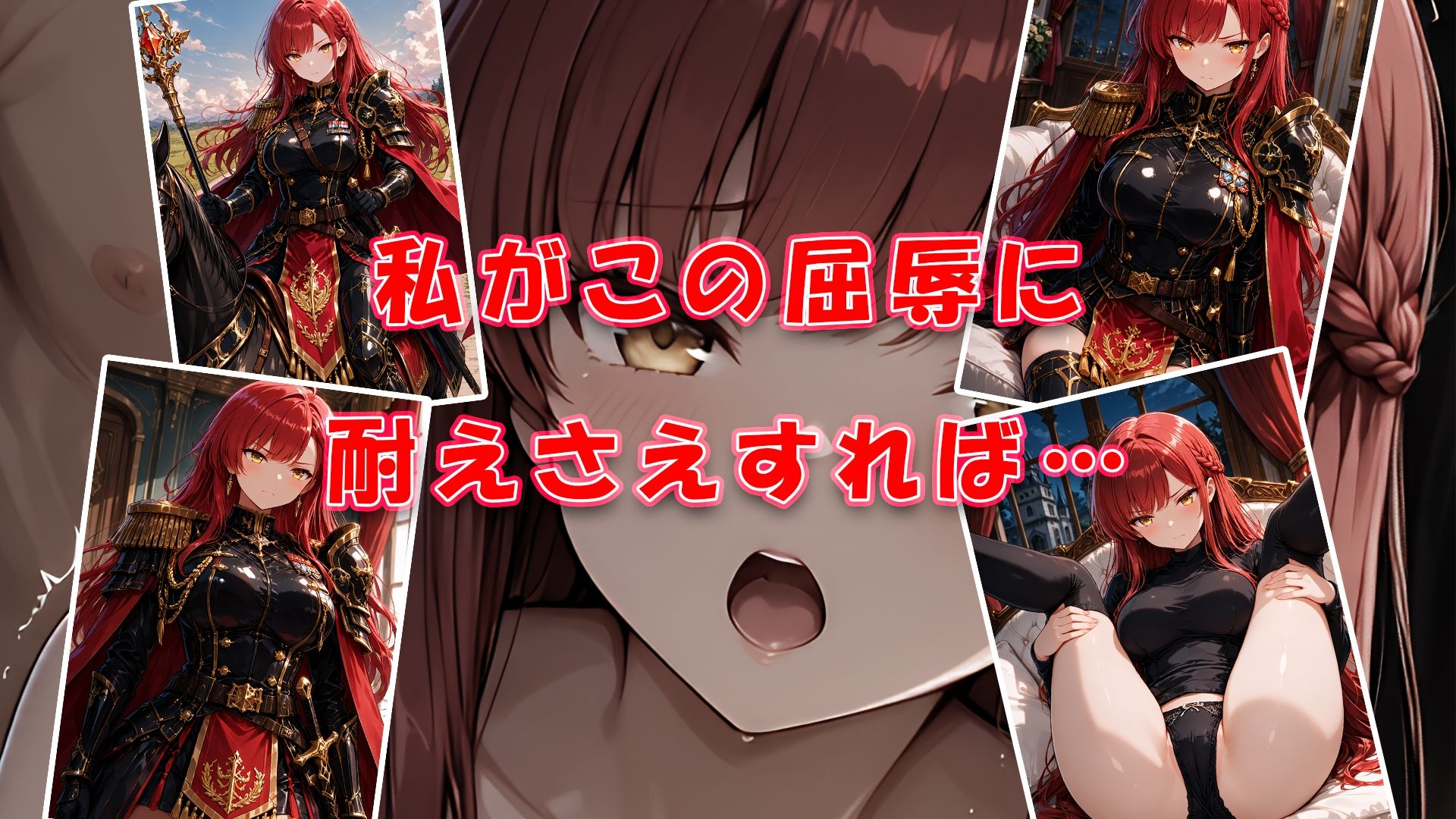 敵将に貸し出された女将軍がチ〇ポに堕ちちゃう動画 サンプル画像1