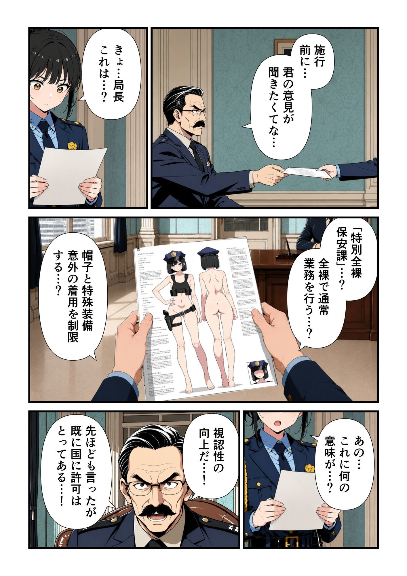 特別全裸保安課 サンプル画像5