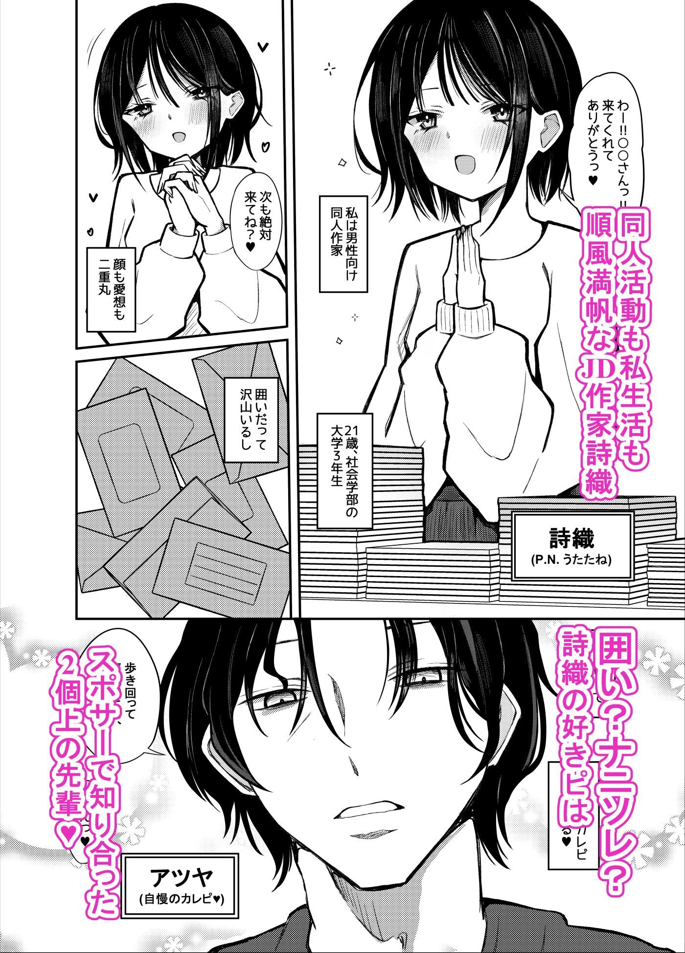 私は好きピの言いなり彼女_JD同人作家詩織ちゃん サンプル画像1