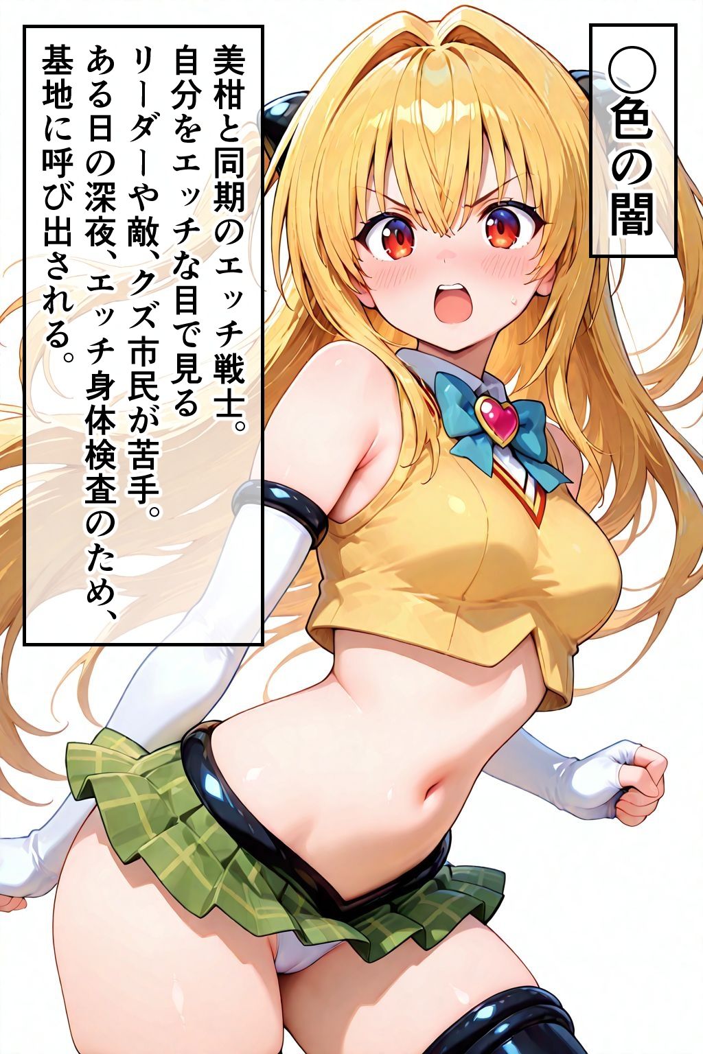 美少女エッチ戦士 金◯の闇 1  えっちぃ身体検査、クズ市民の歪んだ欲望 サンプル画像2