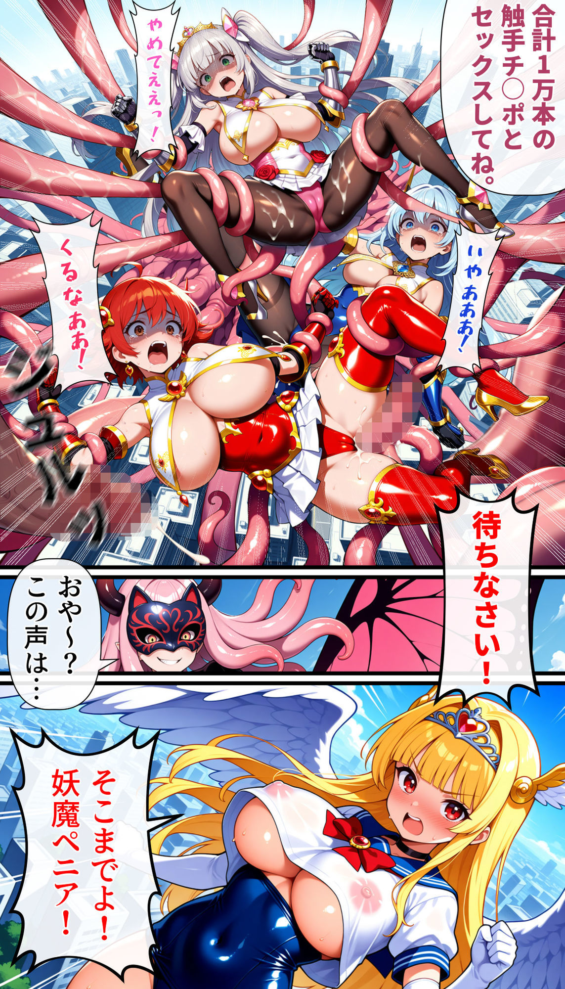 聖翼天使セラフィック・ナイツ〜裏切りのザーメンプール〜『学校は安全だと思ったのに』 サンプル画像9
