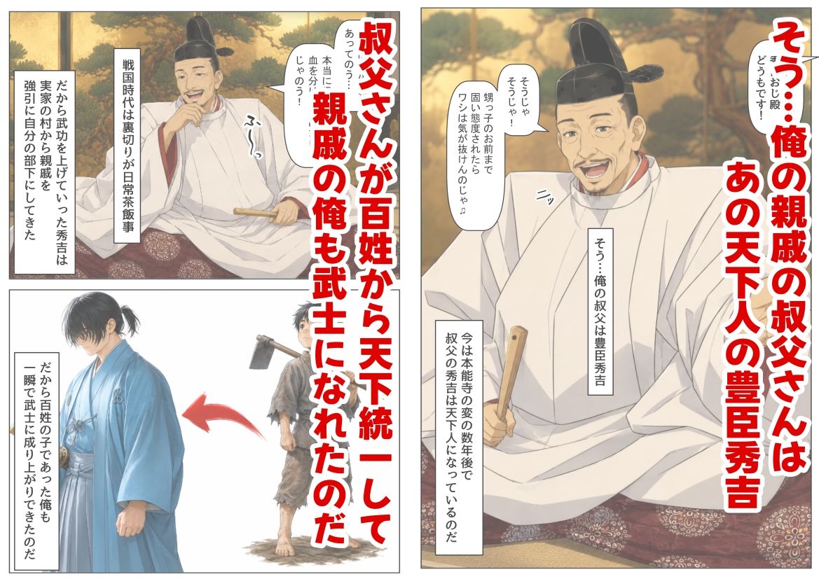 豊臣親戚！  〜秀吉の親戚に転生した〜 サンプル画像2