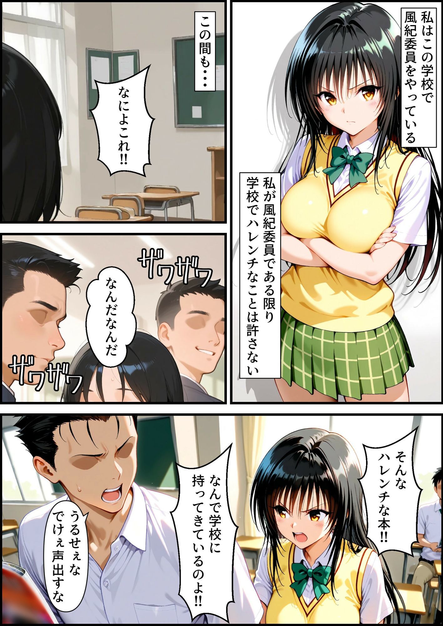 風紀委員の敗北、、、私が性隷に堕ちた日 サンプル画像1