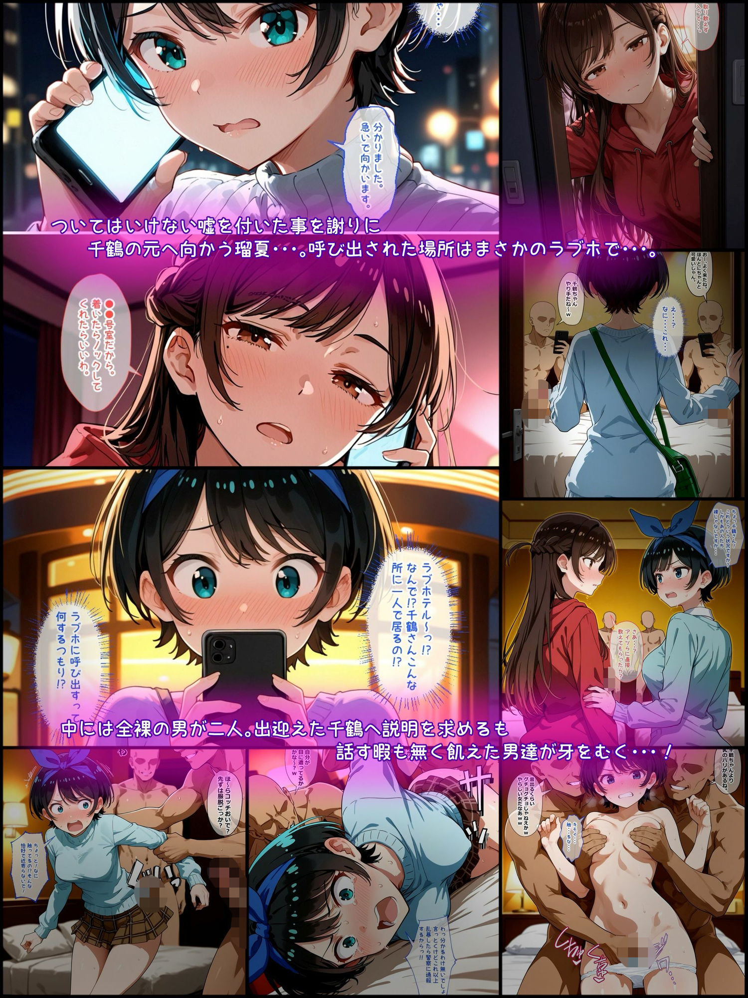 142P！！全部嘘ついた瑠夏ちゃんのせいだから。 サンプル画像2