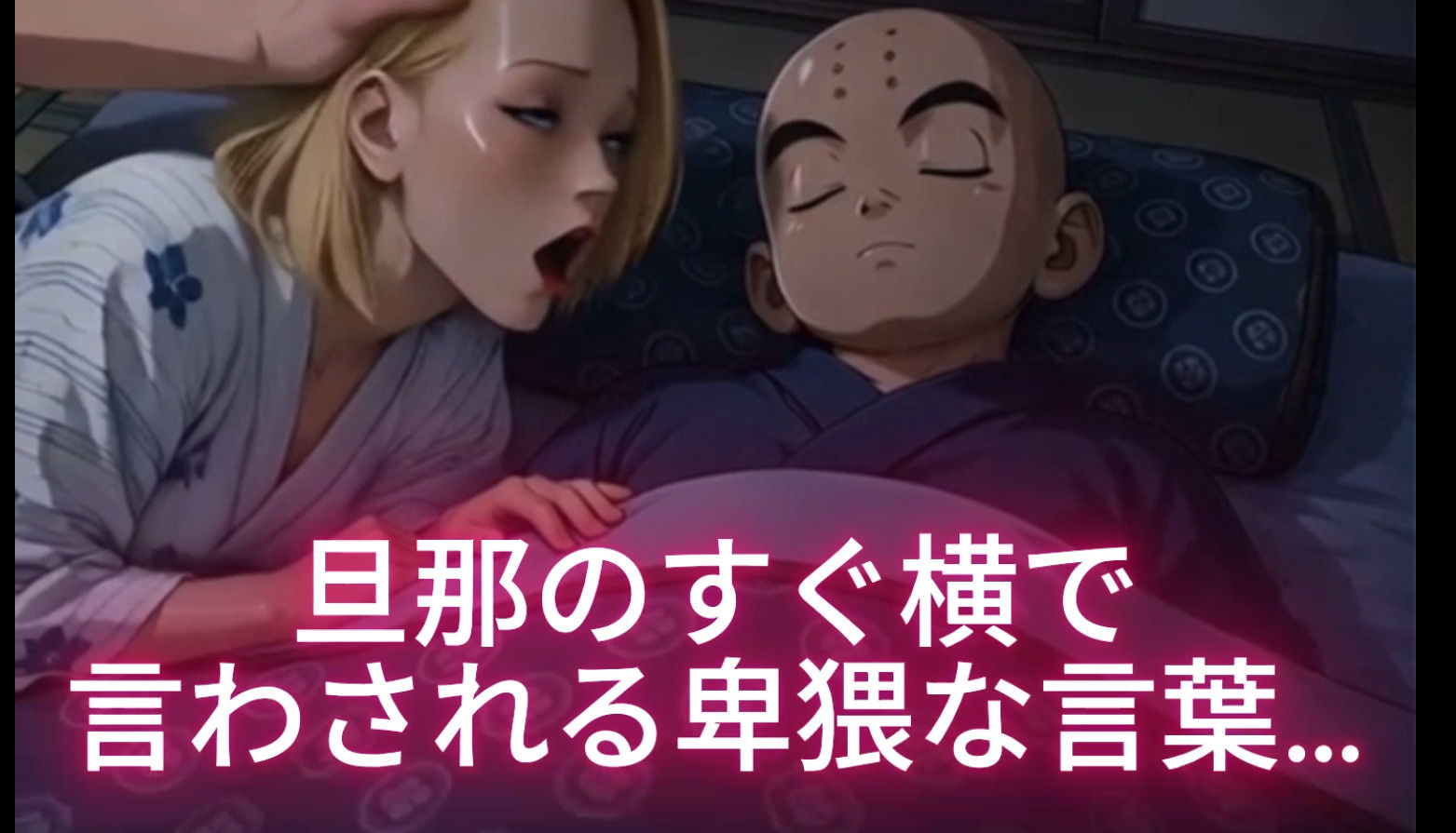 18号クリ〇ン夫婦の前で泥●ブル〇がベジ〇タに中出し懇願〜覗き見した18号が巨根にお掃除フ○ラしてクリ〇ン寝取られ旅館NTR サンプル画像10
