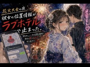 花火大会の夜、彼女の位置情報がラブホテルで止まった。