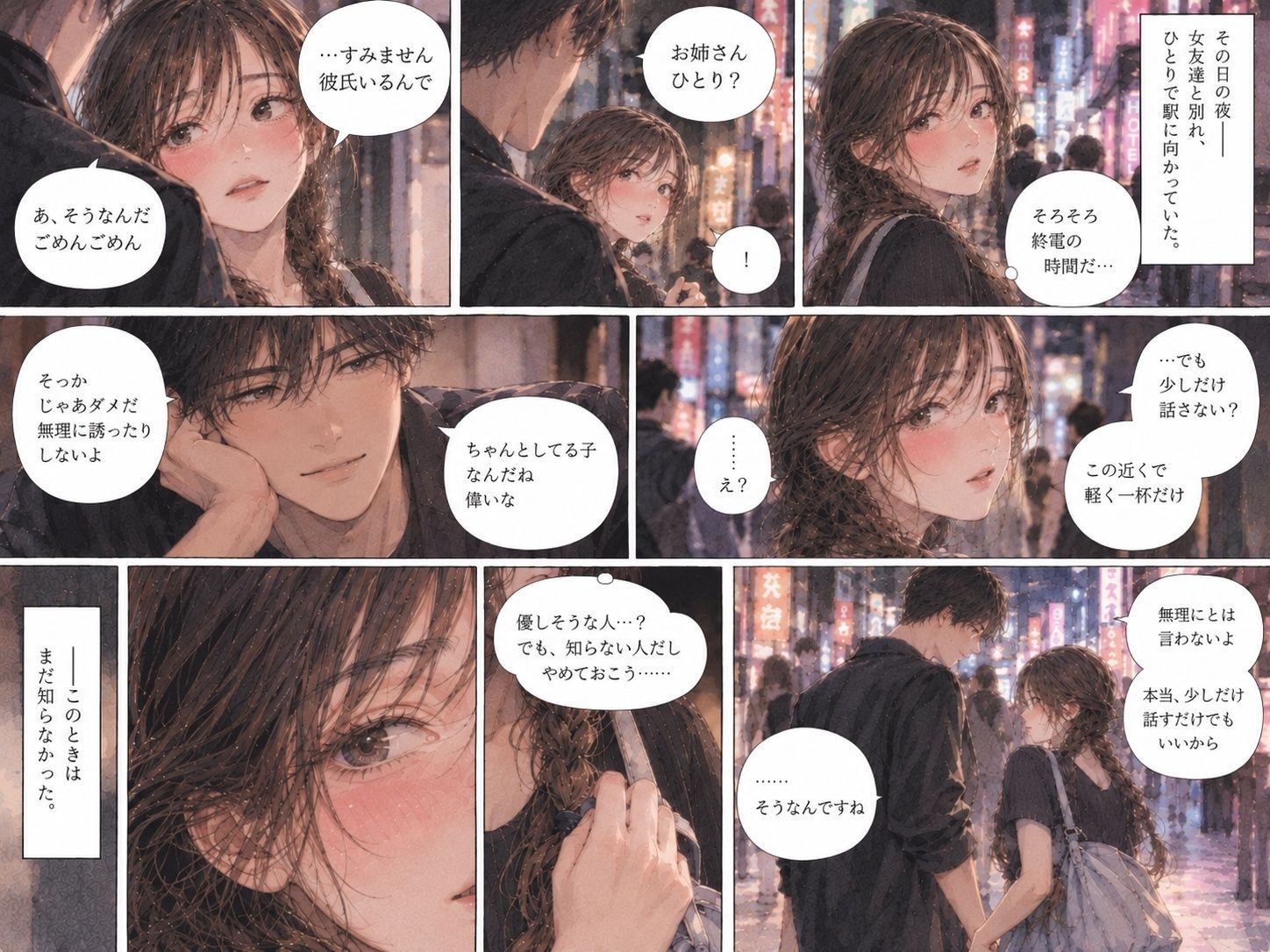 「『絶対についていかないから』――彼女が百戦錬磨のナンパ師と出会った夜。」 サンプル画像2
