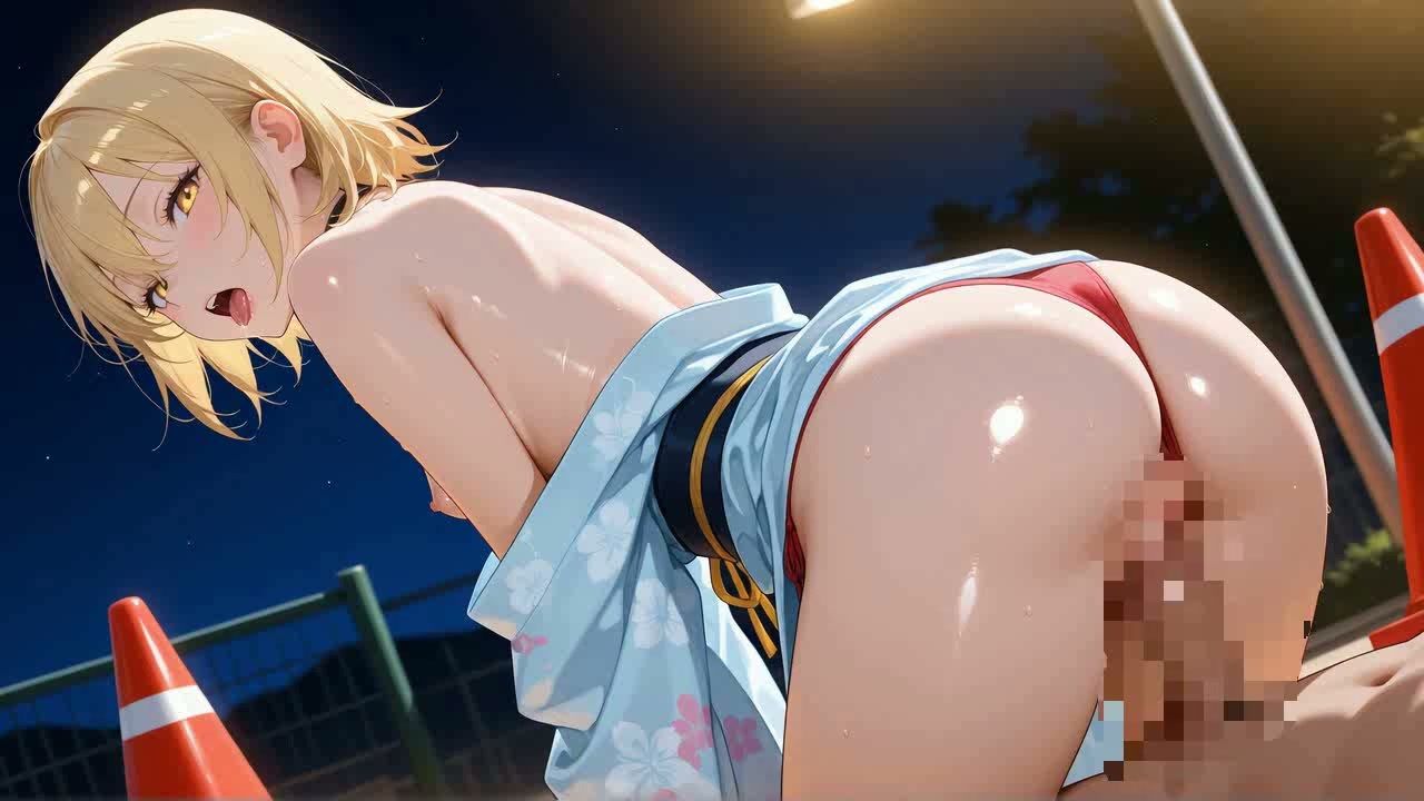 【4K120FPS】夏祭り浴衣娘〜精液逆流どぴゅどぴゅの100連発 サンプル画像5