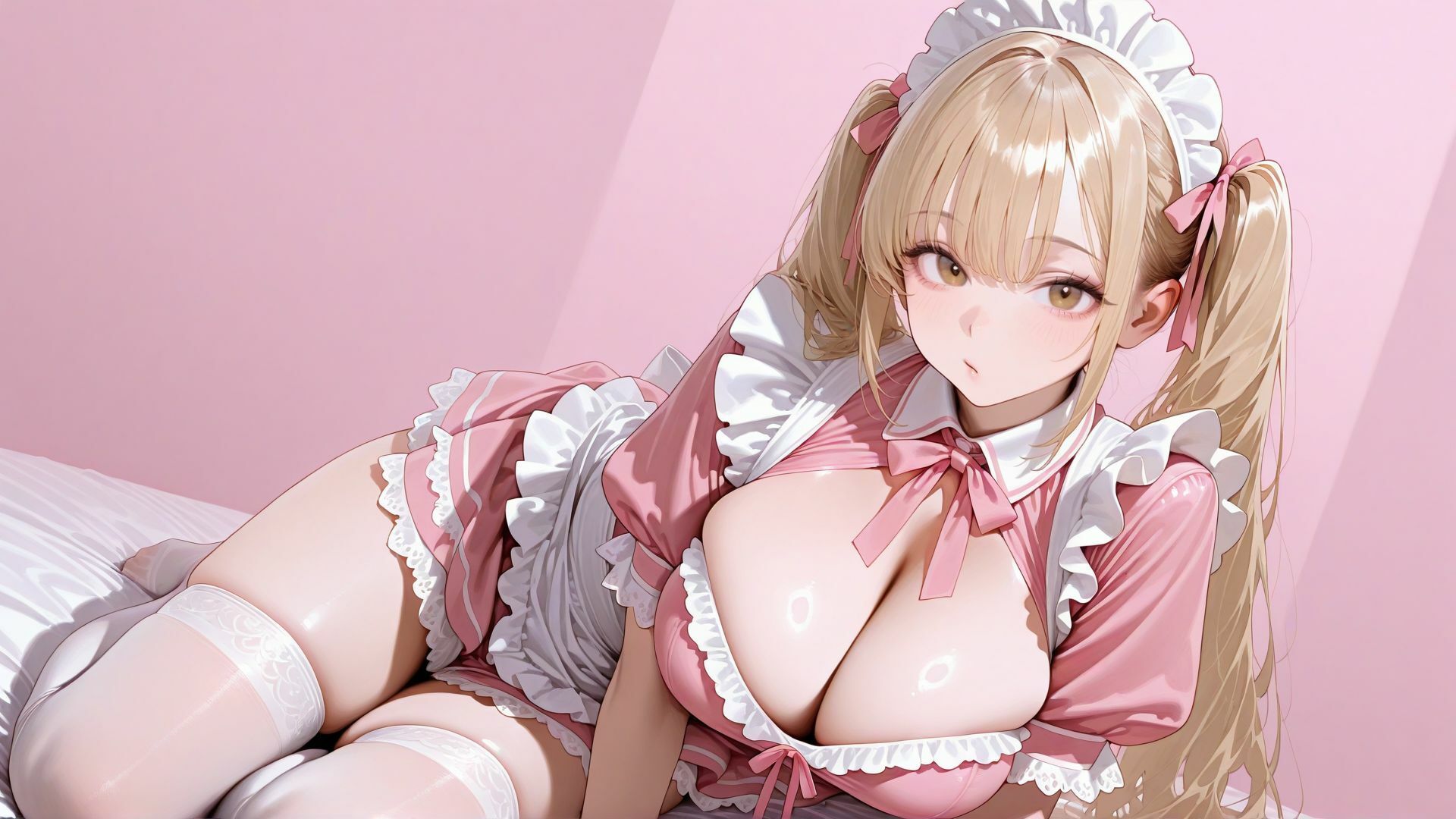 【4K】爆乳メイドの性奉仕。濃厚あまあま中出しセックス サンプル画像1