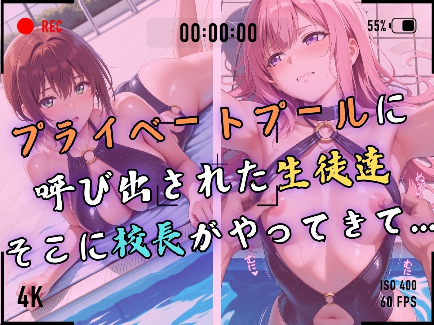 【4Kイラスト】1万3000人の生徒を抱いた校長による女子生徒への性指導（林間合宿編） サンプル画像4