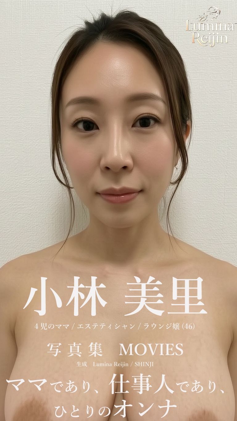 【AI生成】IMAGE VIDEO ＆ AI写真集 Vol.6 小林美里 4児のママ/エステティシャン/ラウンジ嬢（46） 「ママであり、仕事人であり、ひとりのオンナ」 サンプル画像2