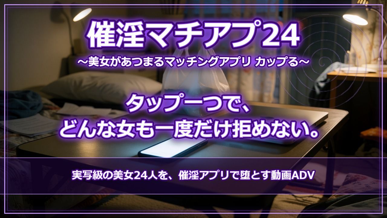 【スマホ対応】催淫マチアプ24 〜美女があつまるマッチングアプリ カップる〜 サンプル画像1
