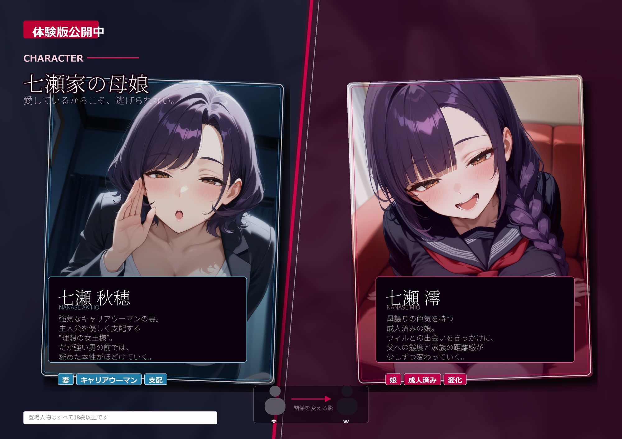 【ノベルゲーム】母娘陥落 サンプル画像2