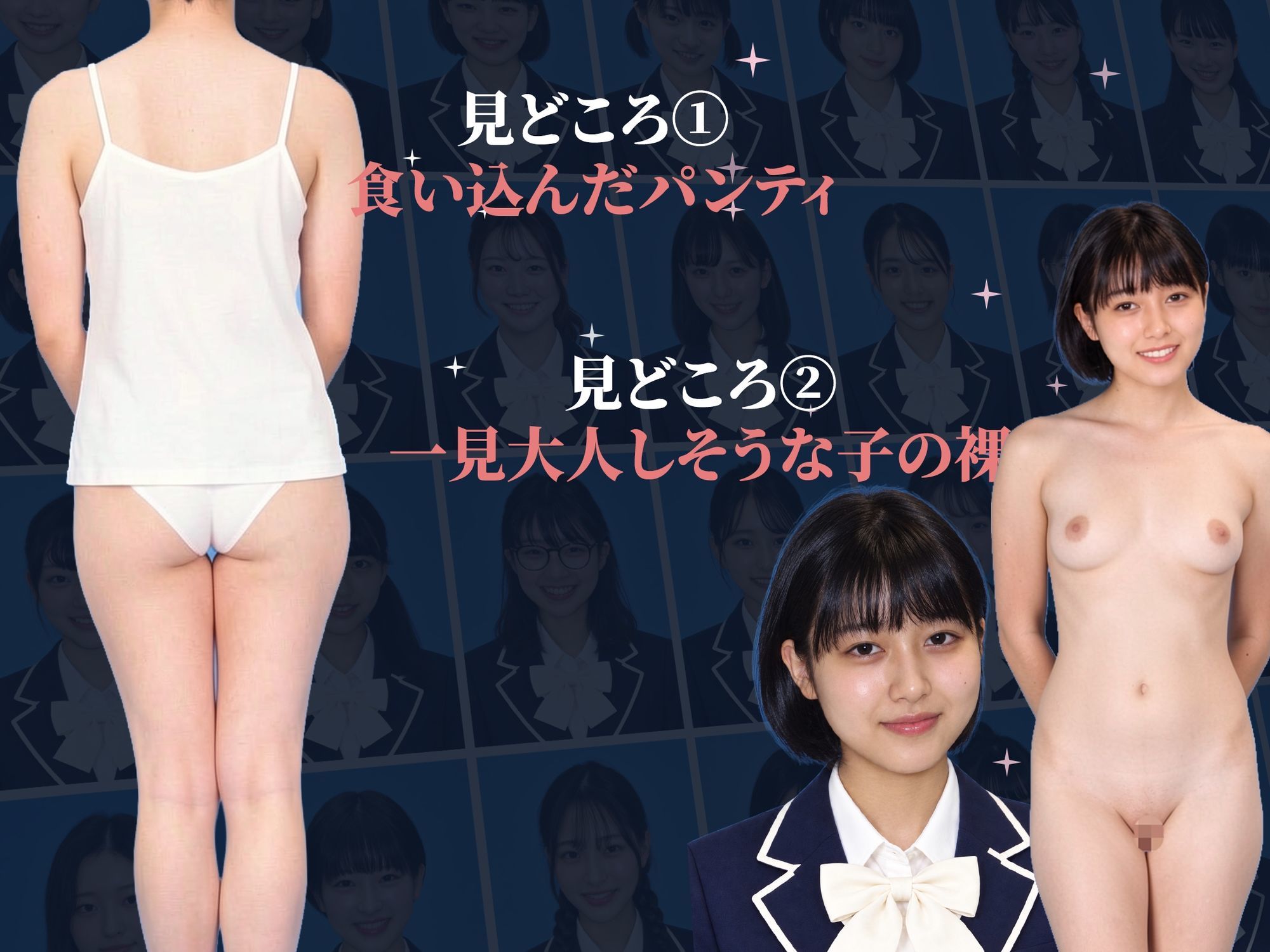 【全裸卒アル】制服アイドルを、「選んで味わってぶっかける」体験型写真集 サンプル画像10