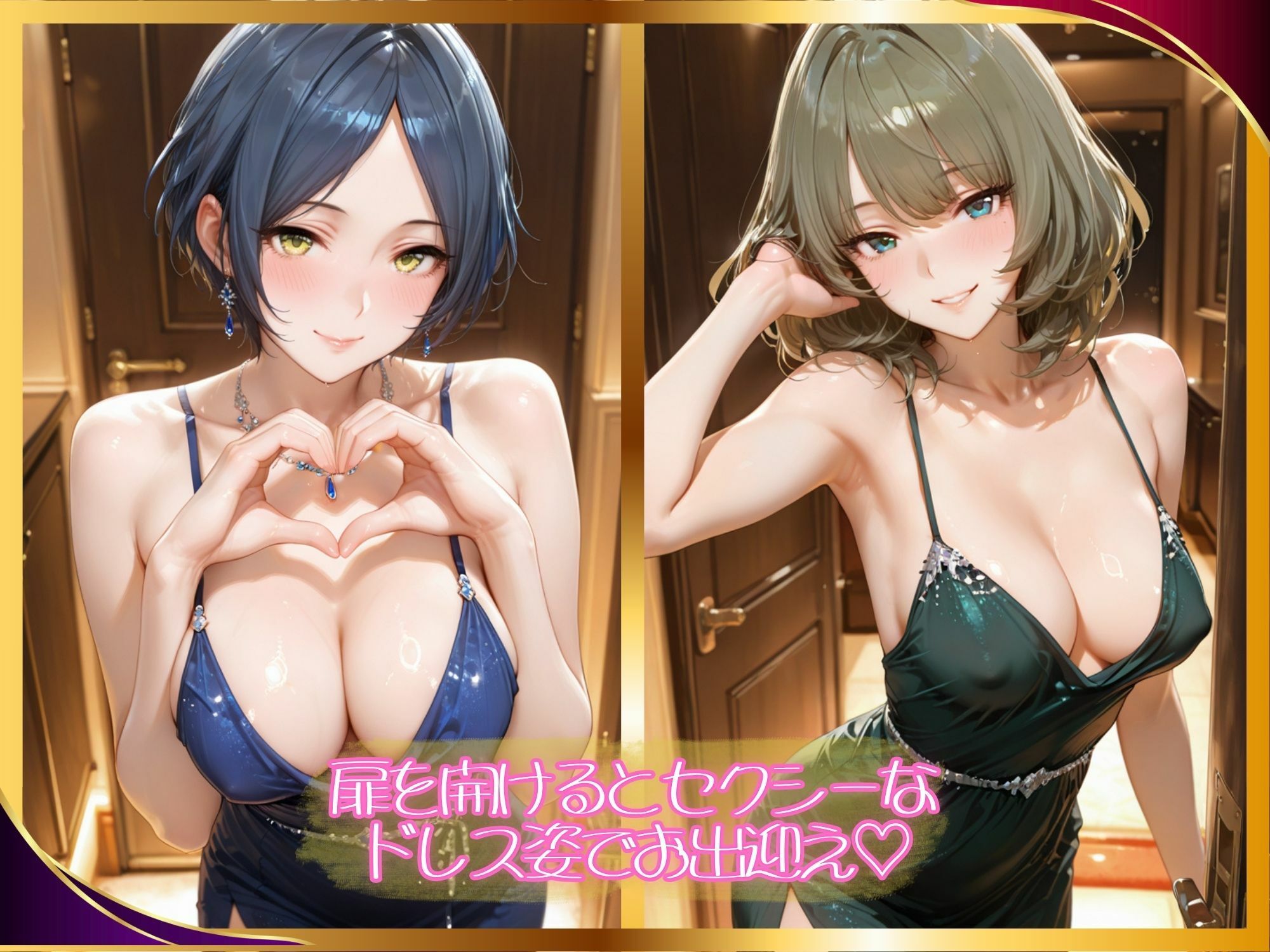 【高級風俗嬢】濃厚ご奉仕 〜アイ●ルマ●ターシンデ●ラガー●ズ 速● 奏＆高● 楓〜 サンプル画像1