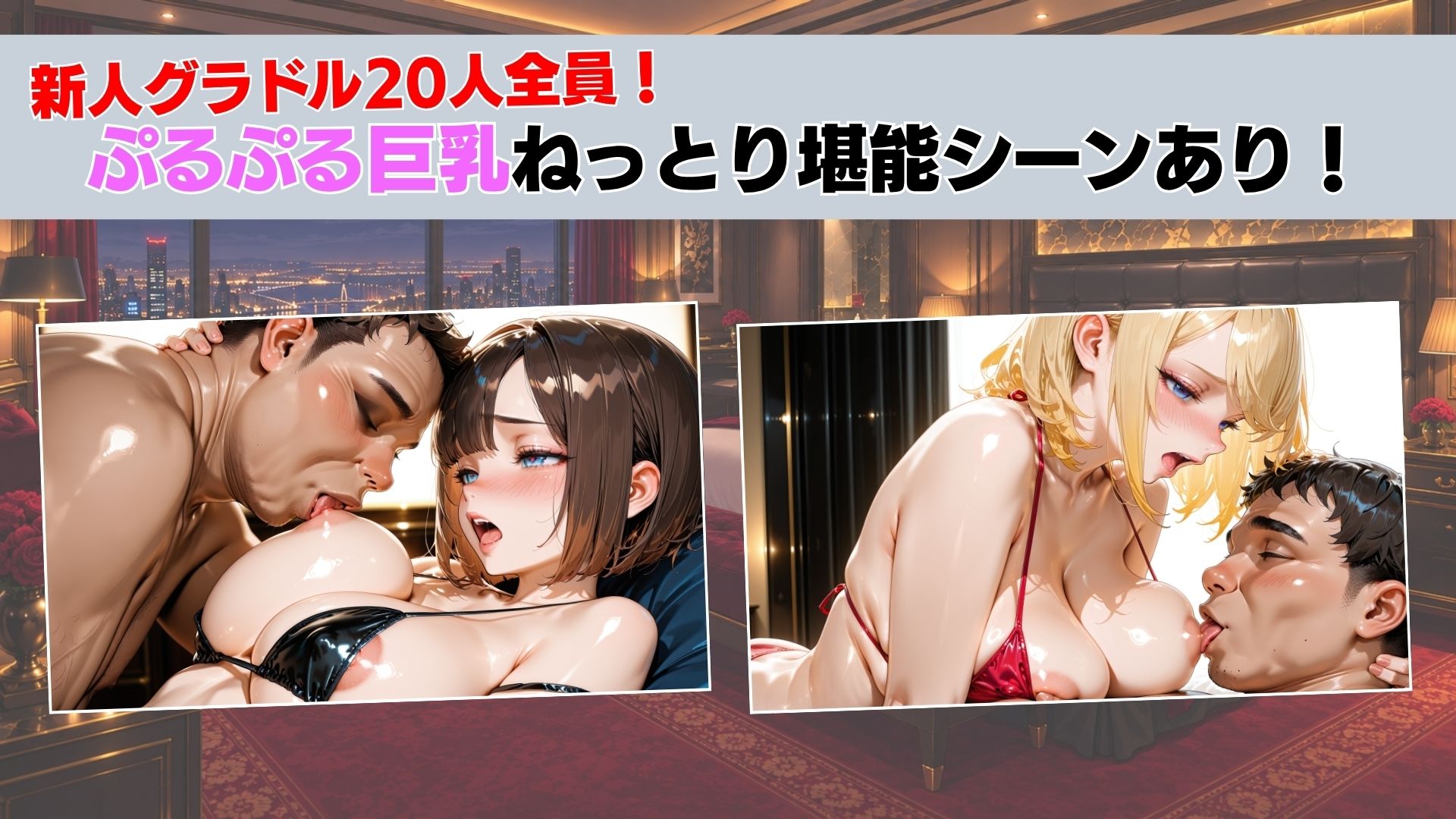 ねっとり乳舐めに堕ちた新人グラビアアイドル サンプル画像3