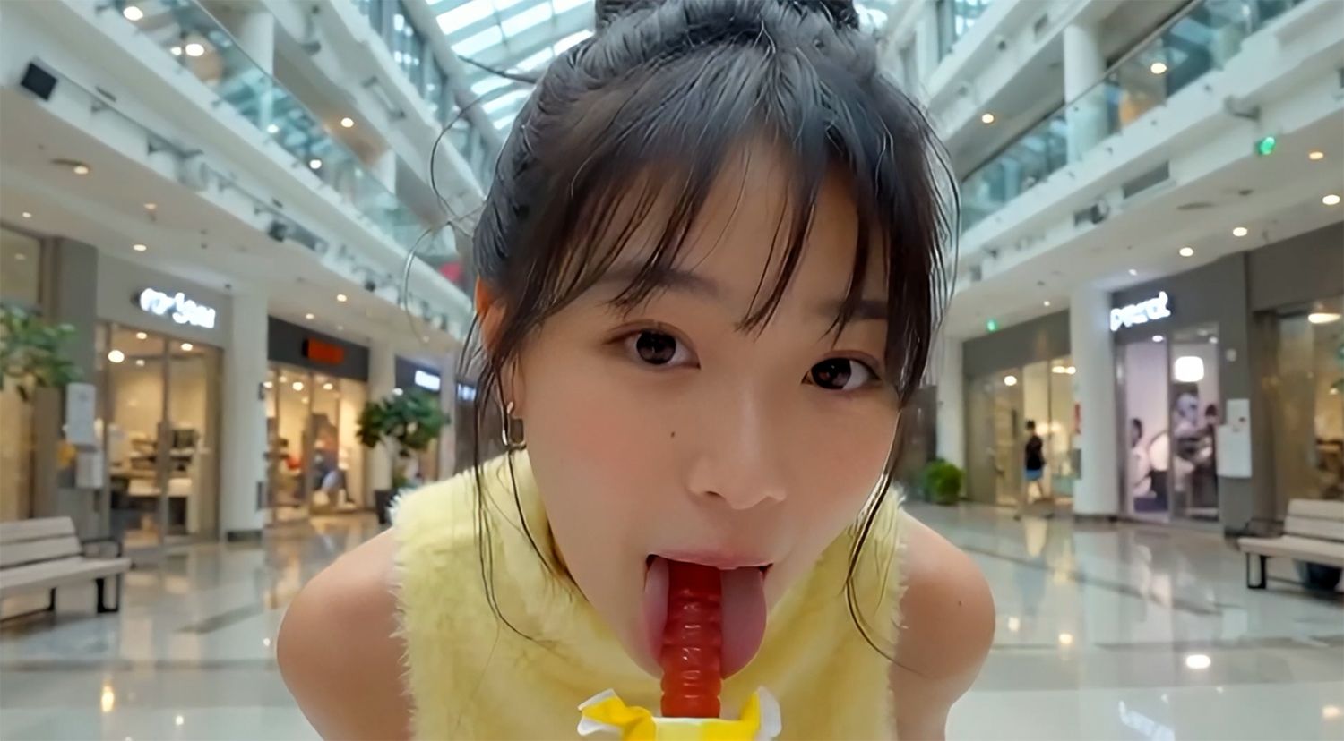 ひたすらキャンディを舐める動画集 No.01（AI生成アニメーション）（配信停止） サンプル画像2