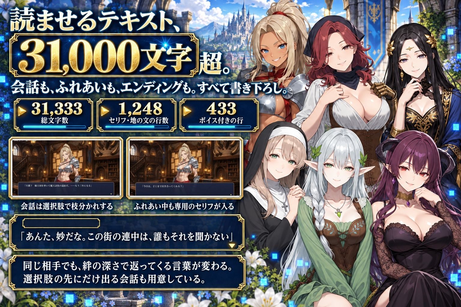 ゲーム世界の人妻たち 〜バグで消えたログアウトボタン〜 サンプル画像8