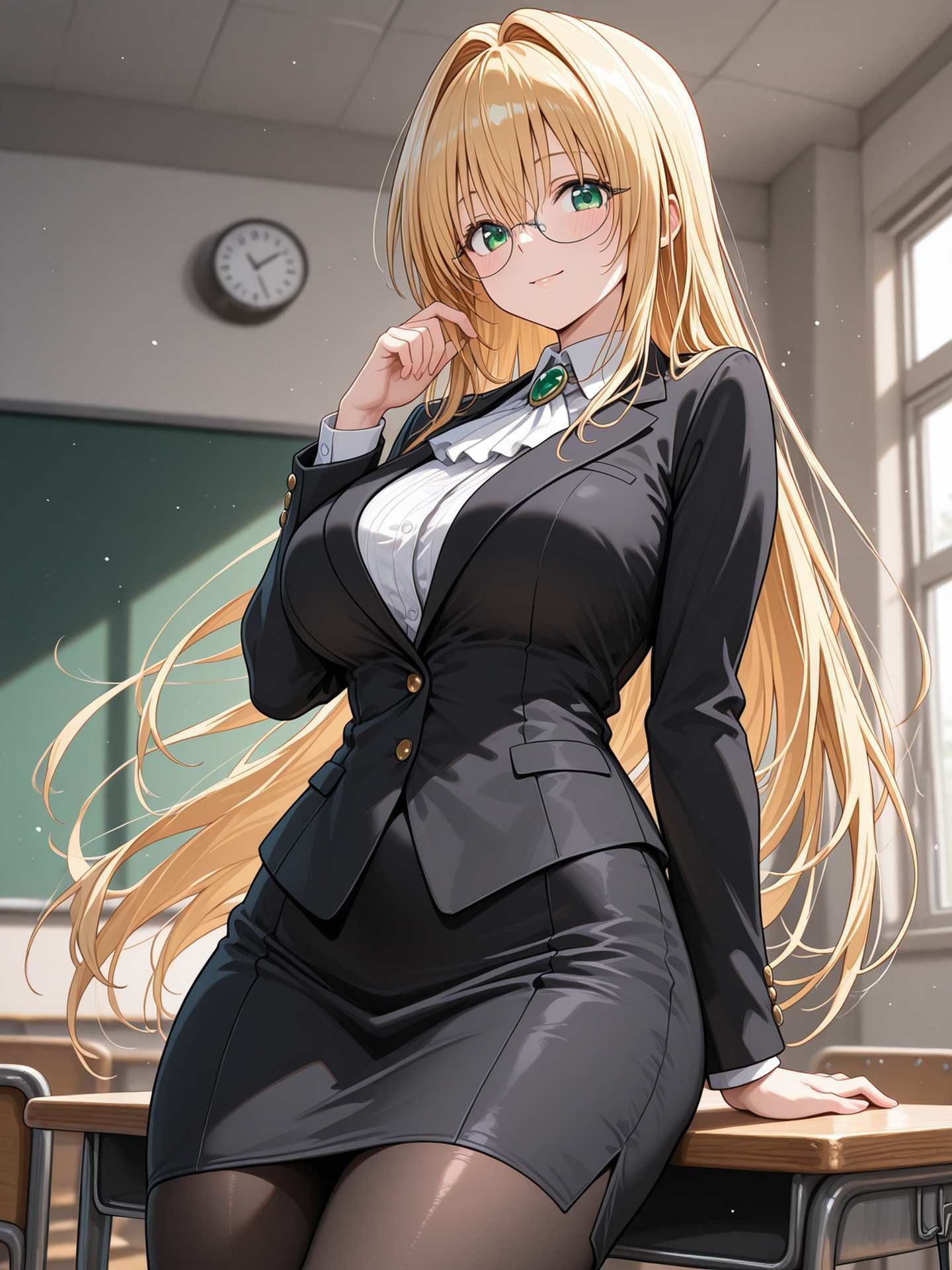 ティアーユ先生と濃厚セックス！ サンプル画像1
