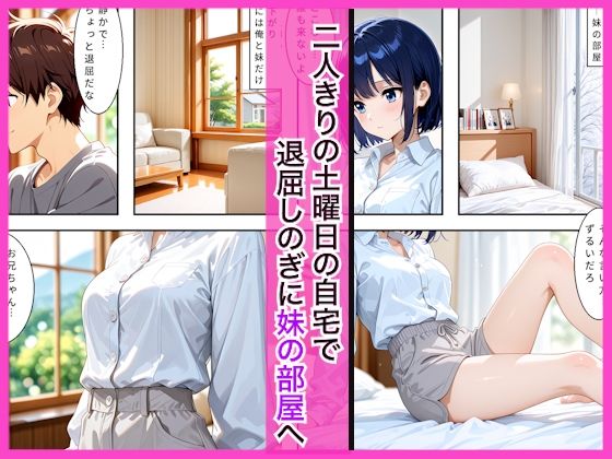 ブラコンな妹と休日にお家で兄とイチャラブセックスして処女損失した話 サンプル画像1