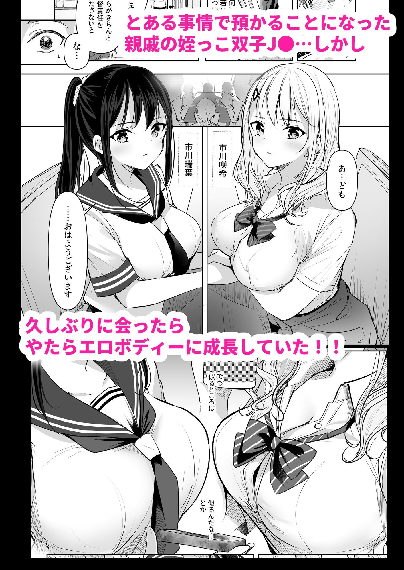僕の姪は巨乳でビッチな双子JK〜弄ばれる性活事情〜 サンプル画像2