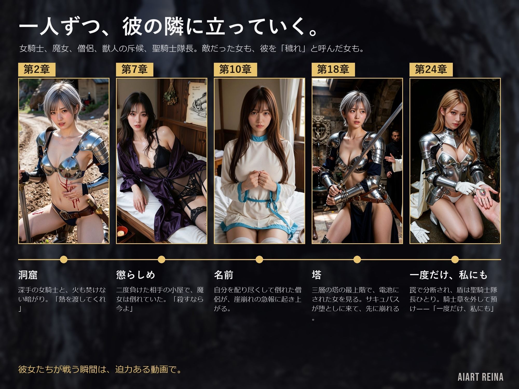 史上最弱の召喚者 〜絶頂させるほど強くなる異世界ハーレム〜 第一話＜ノベルゲーム＞（実写系） サンプル画像5