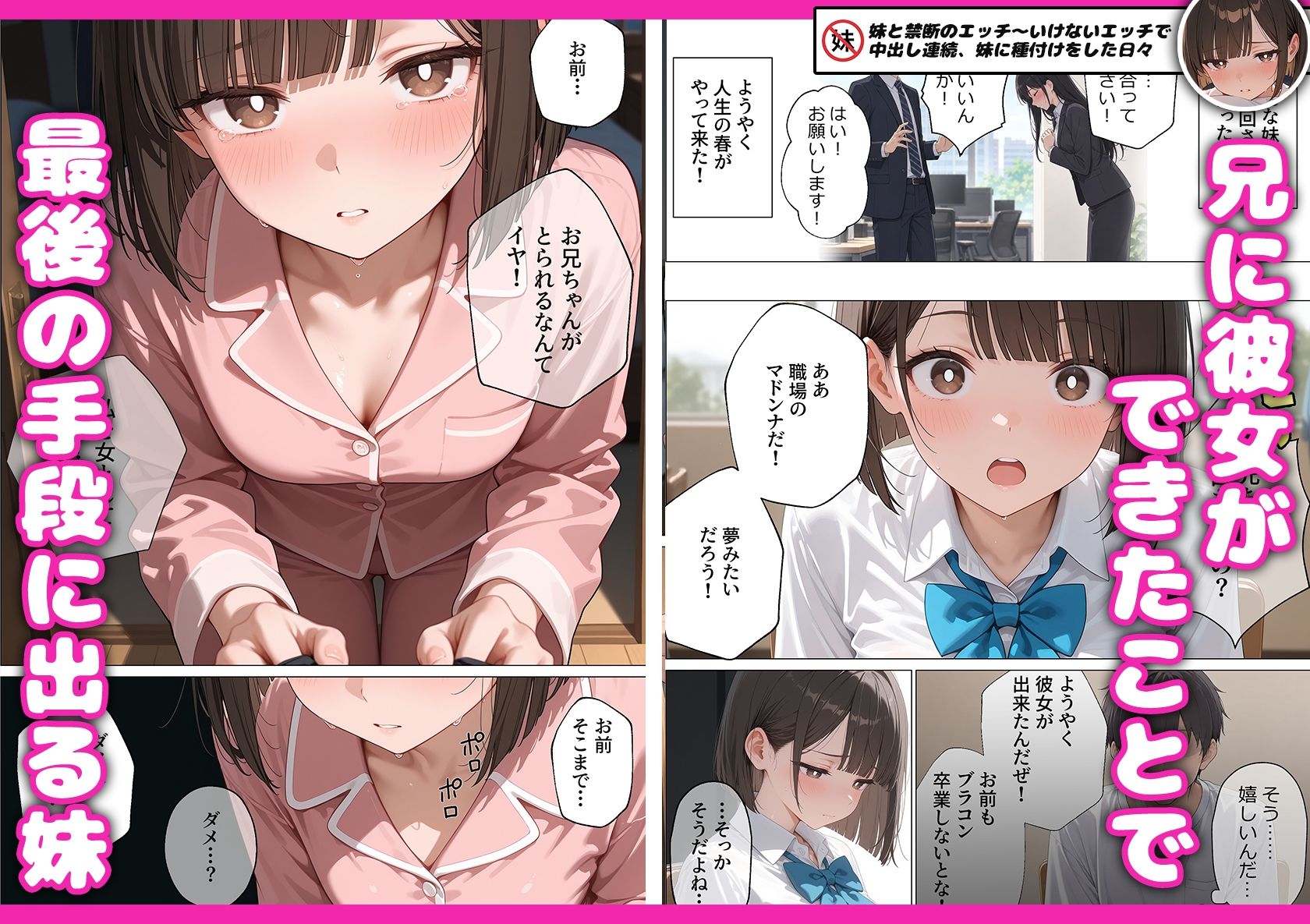 妹と禁断のエッチ〜いけないエッチで中出し連続、妹に種付けをした日々 サンプル画像2
