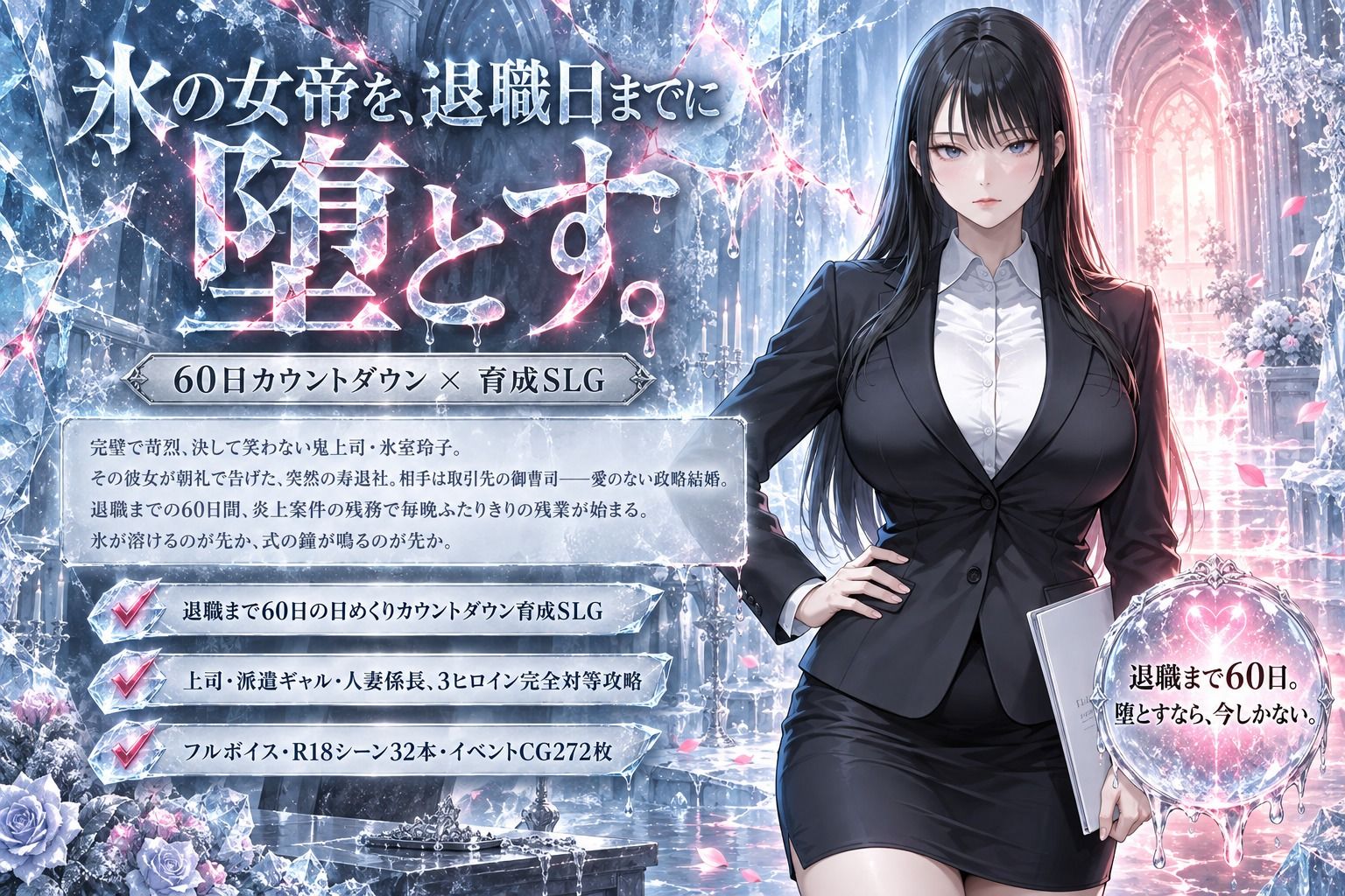 寿退社する鬼上司を堕とすまで サンプル画像1
