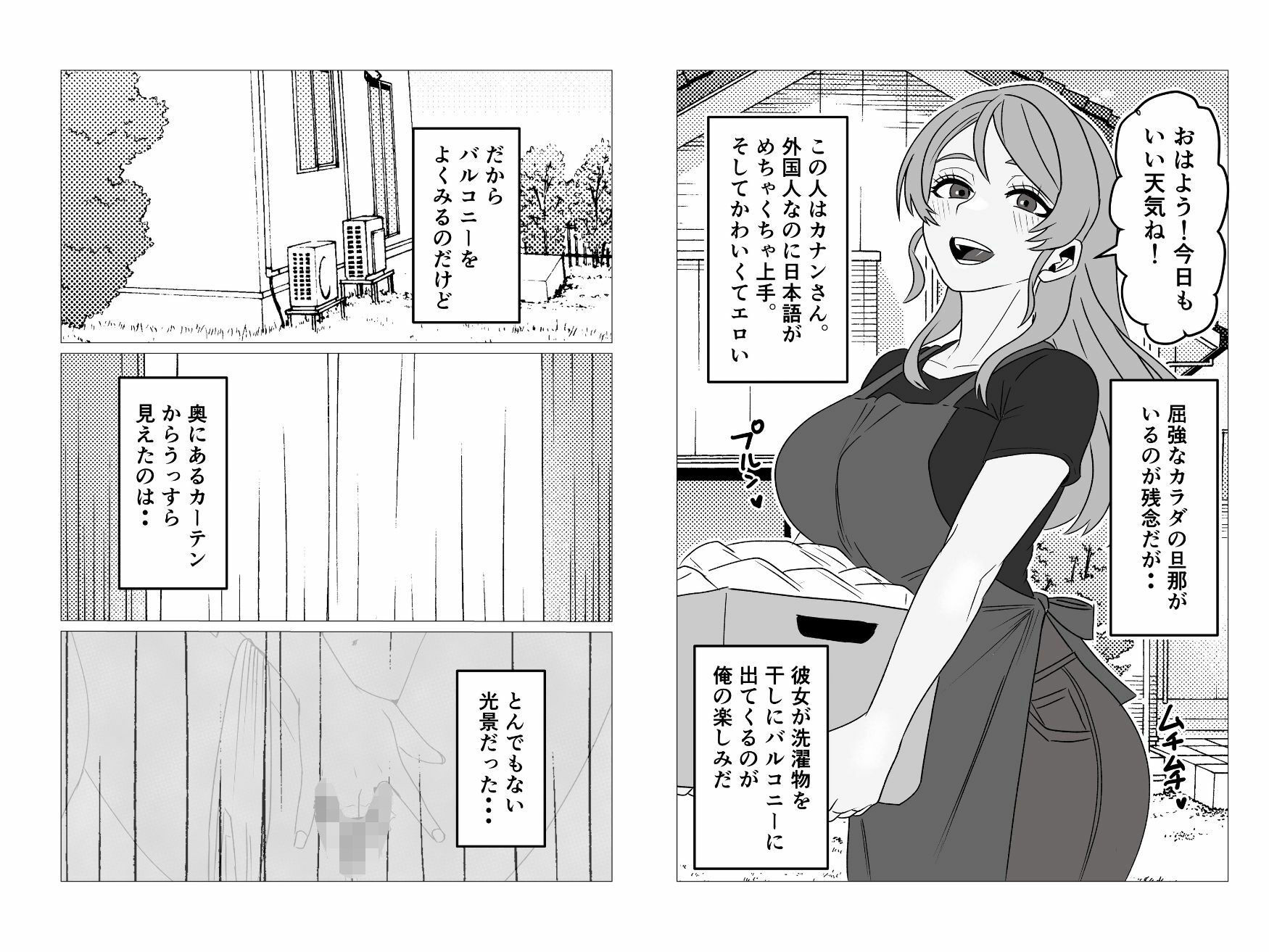 性欲強いのに中々ヤラせてくれない外国人人妻を孕ませ妊娠 サンプル画像1