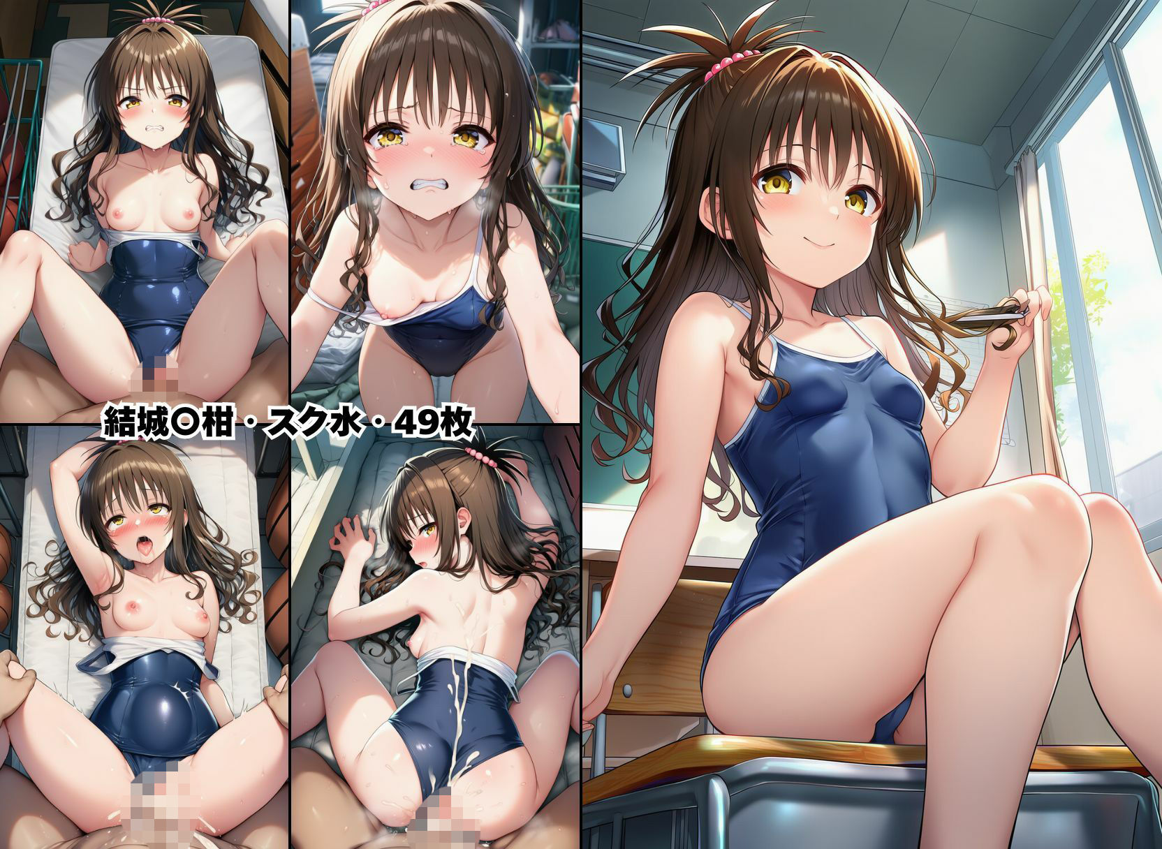 文化祭のコスプレでTo●OVEるヒロインが寝取られた サンプル画像5