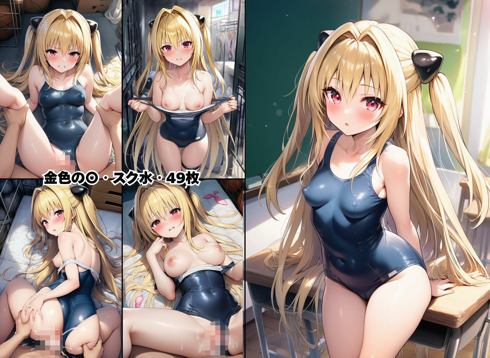 文化祭のコスプレでTo●OVEるヒロインが寝取られた サンプル画像6