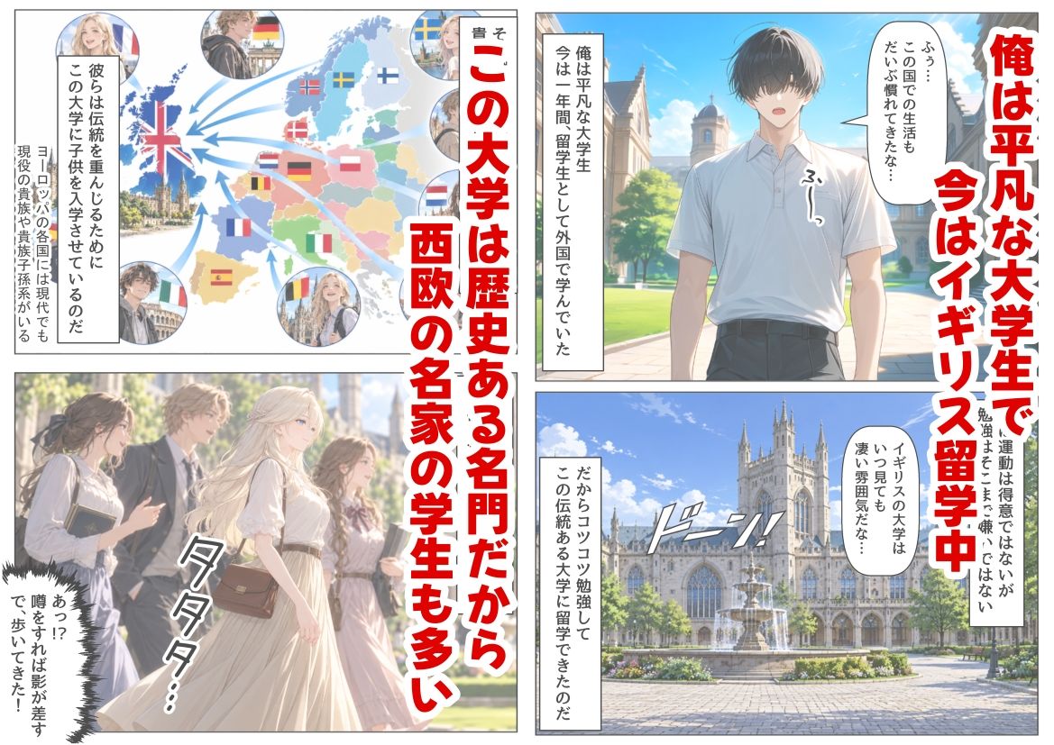 王女様と留学生な俺 サンプル画像1
